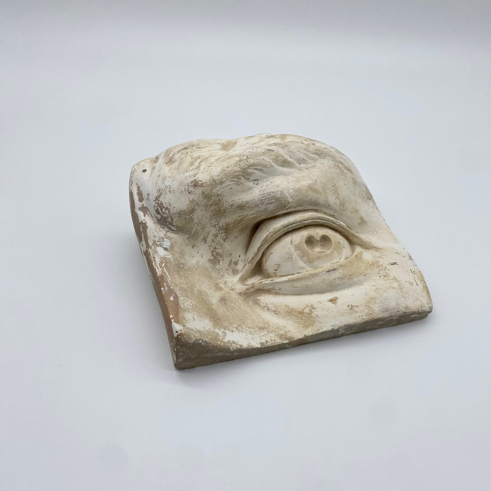 MOULE ANCIEN EN PLÂTRE – "ŒIL GAUCHE DU DAVID " MICHEL-ANGE, 1960s