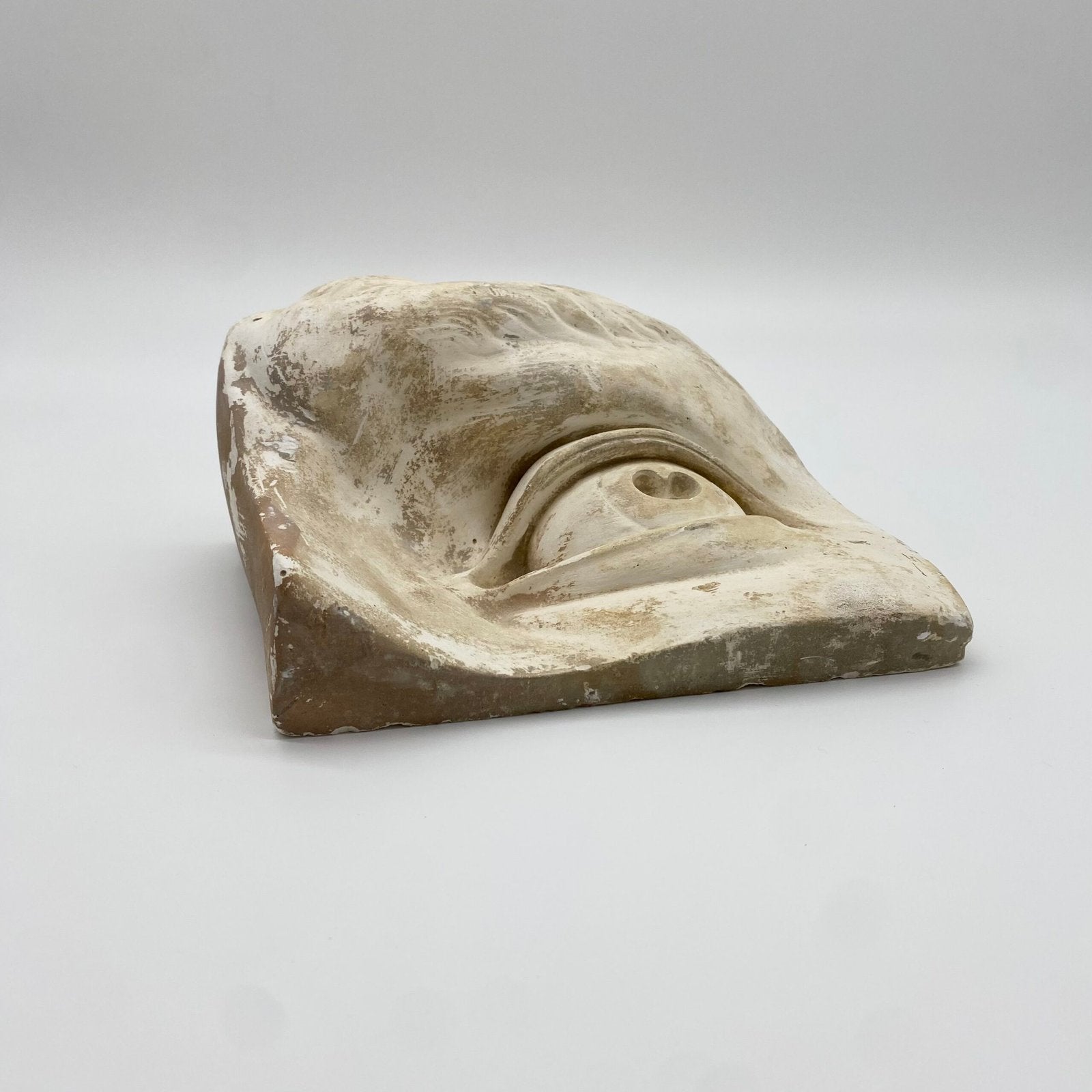 MOULE ANCIEN EN PLÂTRE – "ŒIL GAUCHE DU DAVID " MICHEL-ANGE, 1960s