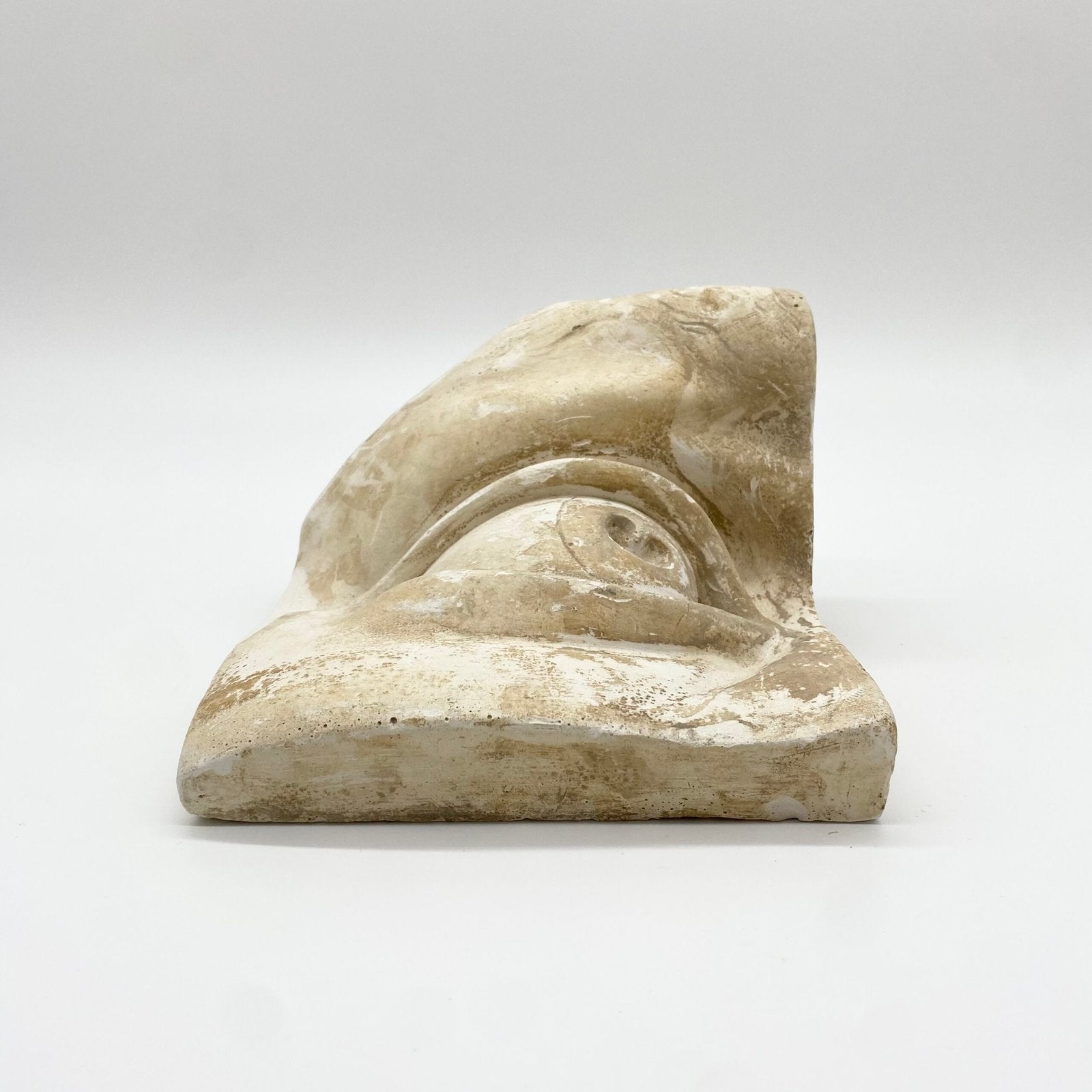 MOULE ANCIEN EN PLÂTRE – "ŒIL DROIT DU DAVID" MICHEL-ANGE, 1960s