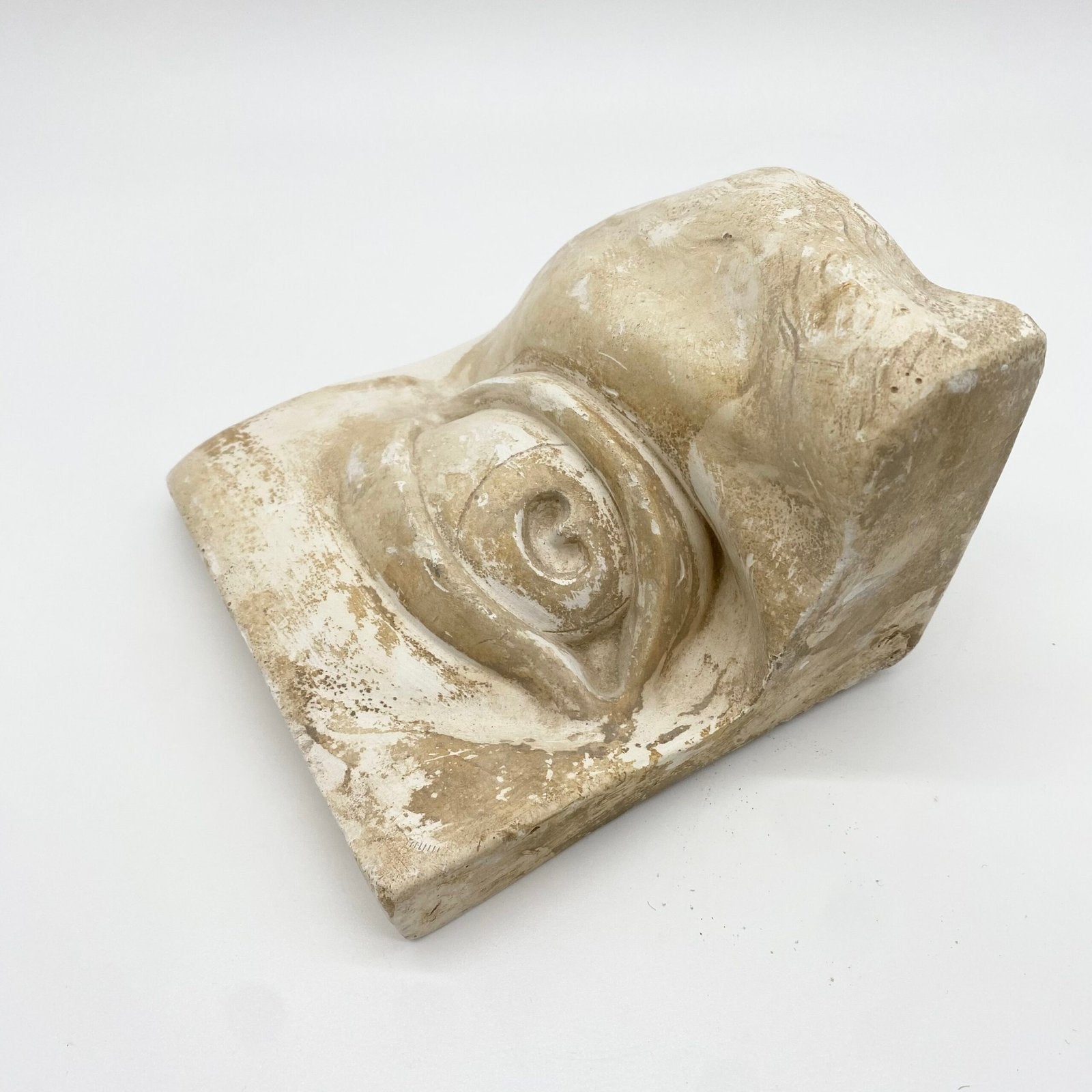 MOULE ANCIEN EN PLÂTRE – "ŒIL DROIT DU DAVID" MICHEL-ANGE, 1960s
