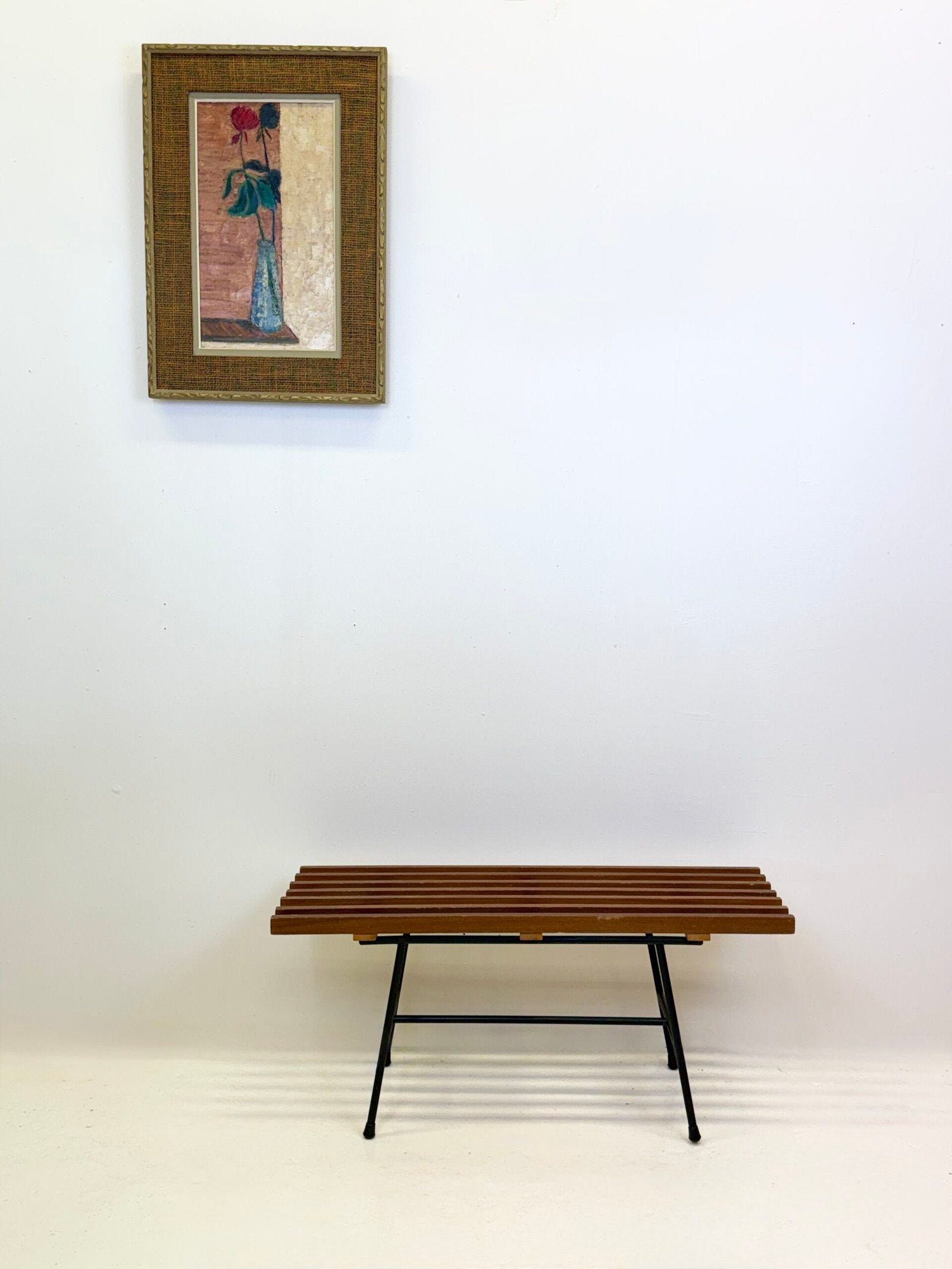 BANC ITALIEN – DESIGN MINIMALISTE, 1960s
