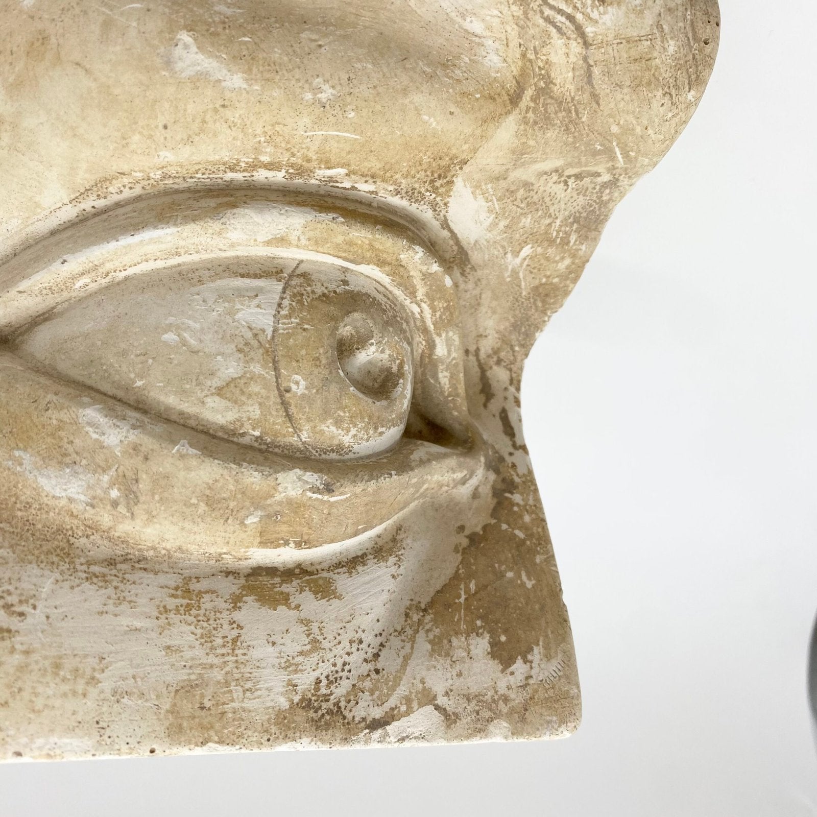 MOULE ANCIEN EN PLÂTRE – "ŒIL DROIT DU DAVID" MICHEL-ANGE, 1960s