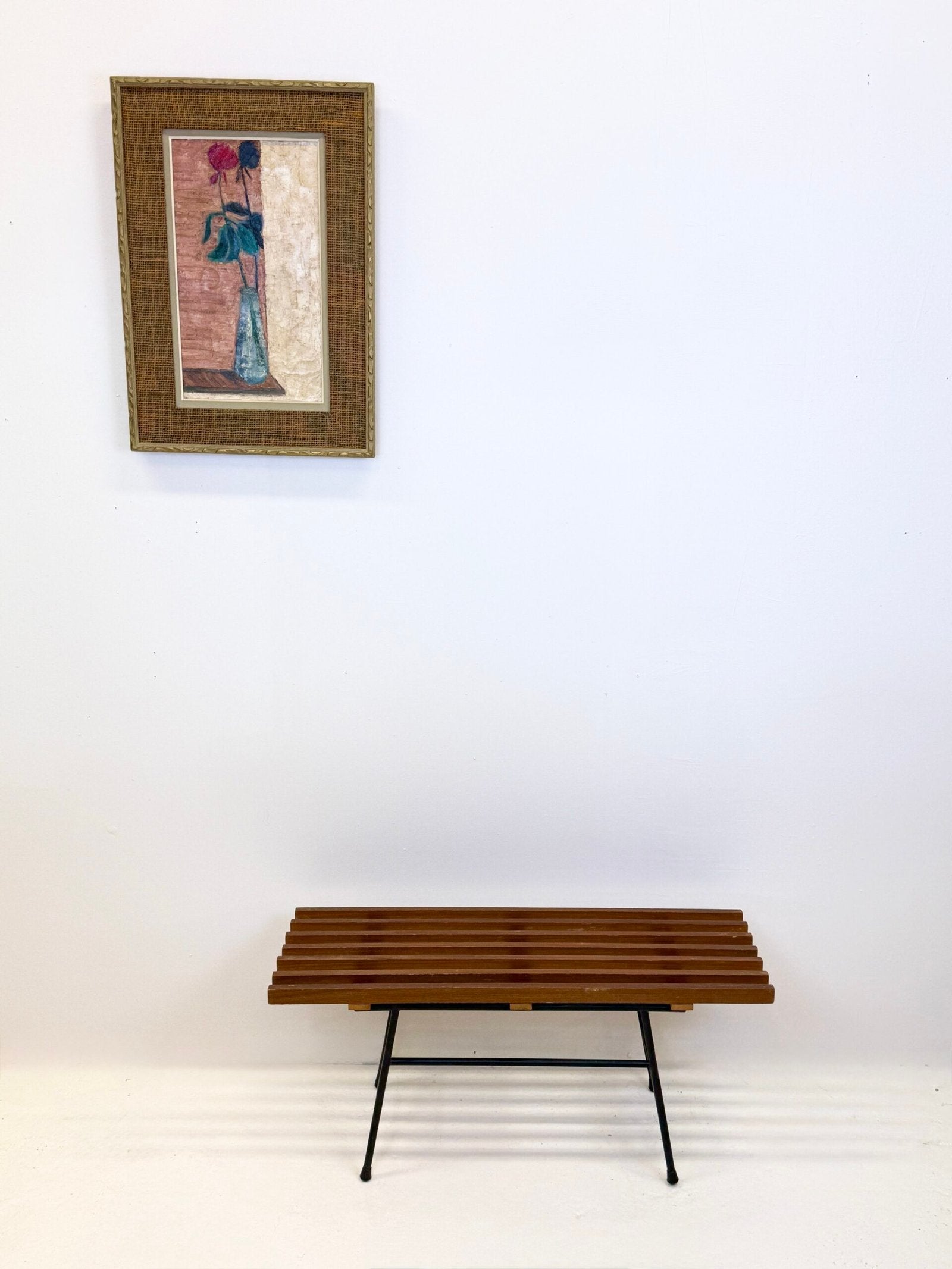 BANC ITALIEN – DESIGN MINIMALISTE, 1960s