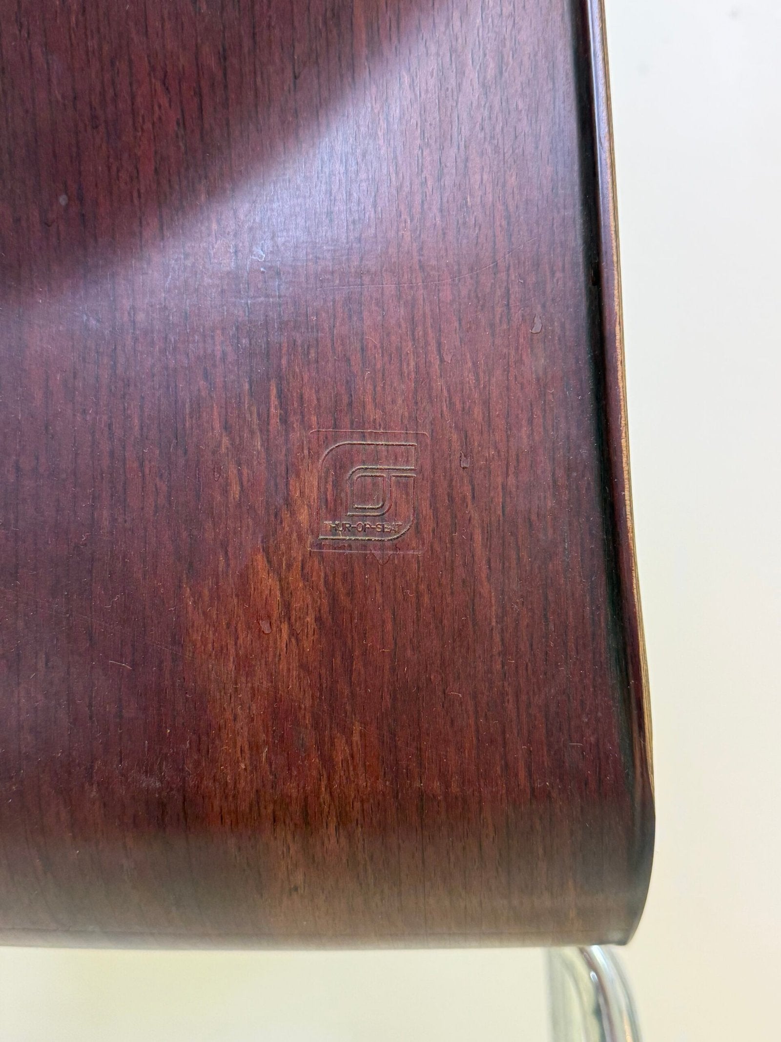 SUITE DE 6 CHAISES S22 — THUR-OP SEAT, 1970s
