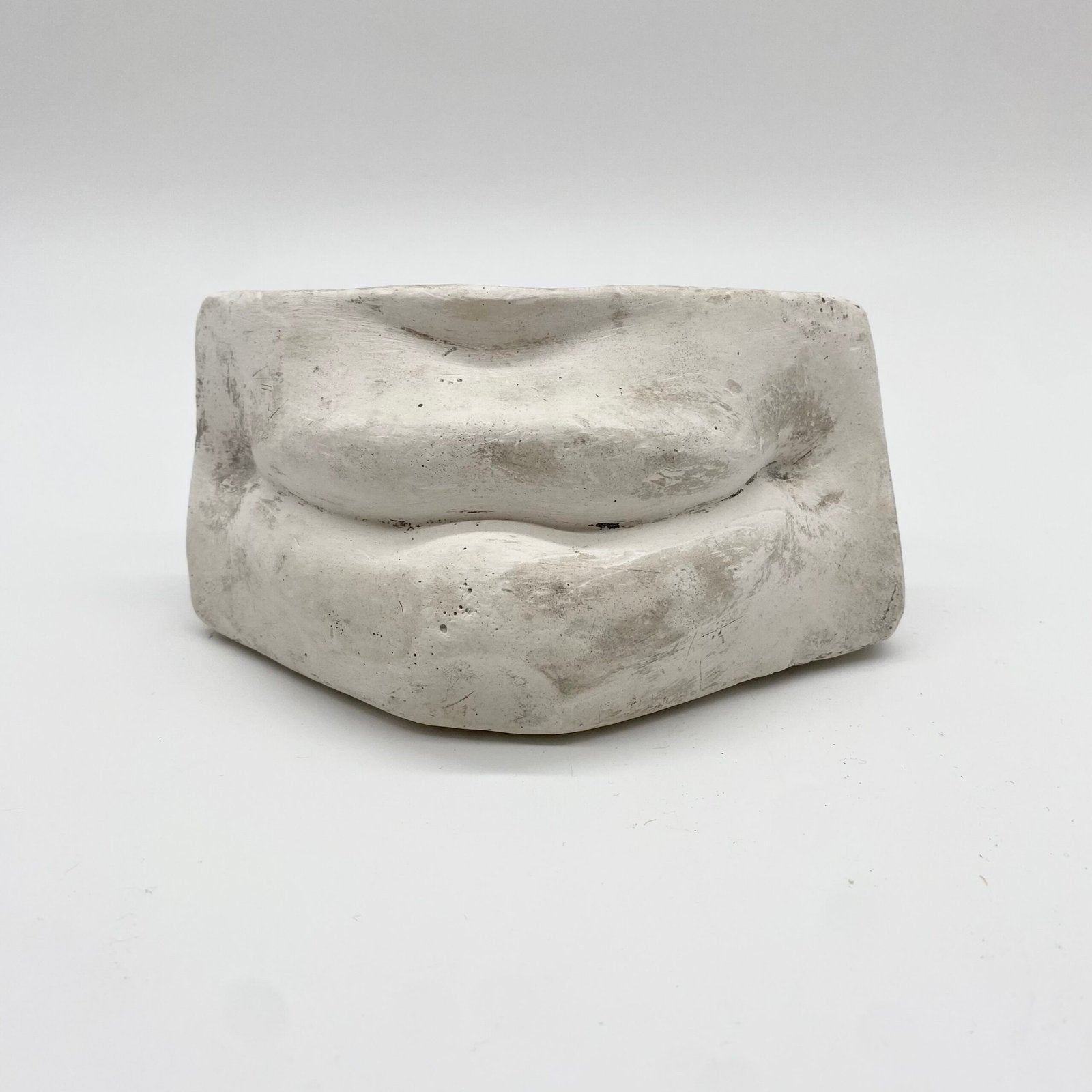 GRANDE BOUCHE ACADÉMIQUE - FRAGMENT D’ÉTUDE EN PLÂTRE, 1960s