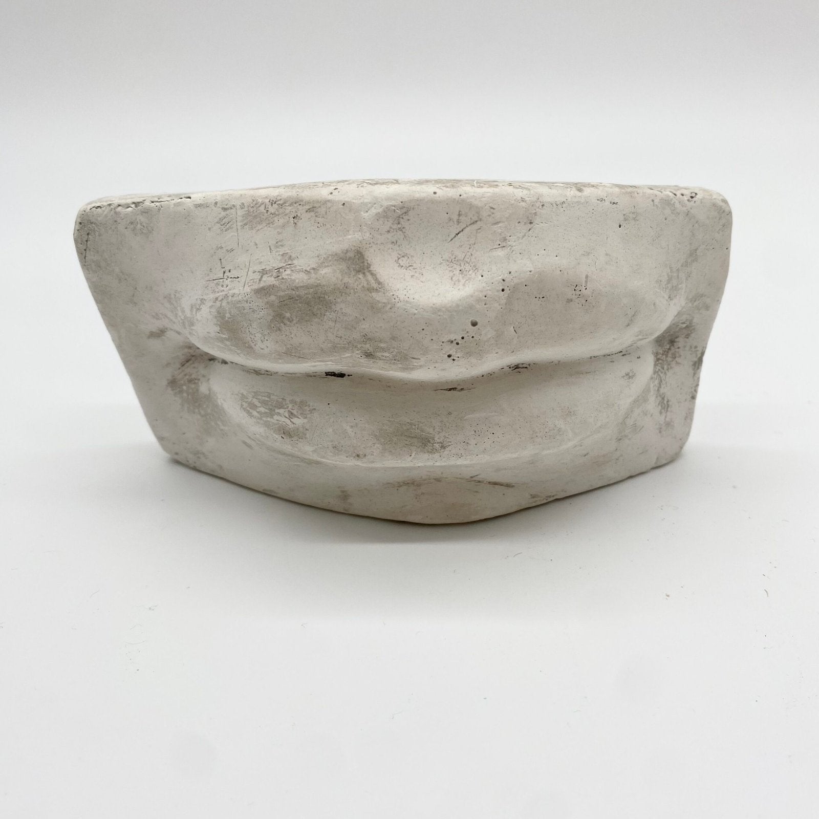 GRANDE BOUCHE ACADÉMIQUE - FRAGMENT D’ÉTUDE EN PLÂTRE, 1960s