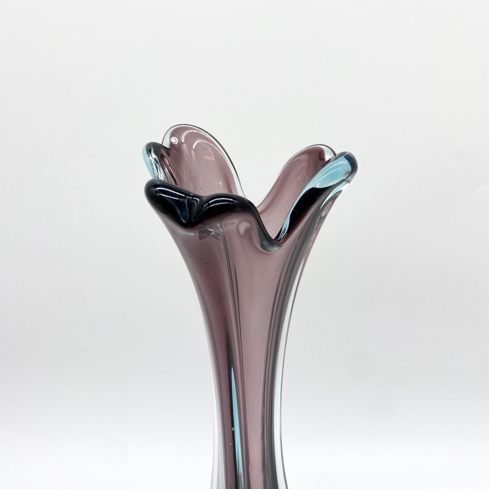 VASE AUBERGINE XXL / "SOMMERSO" — ITALIE 1960/70s