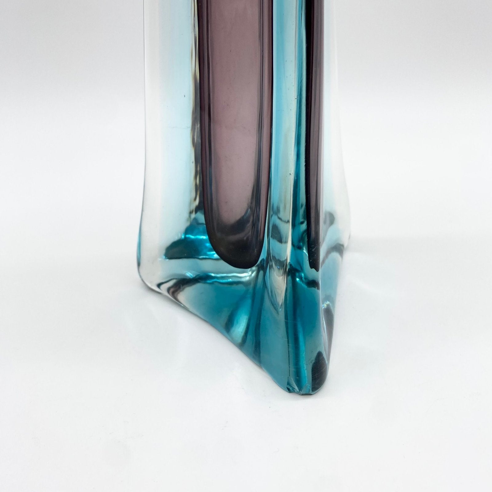 VASE AUBERGINE XXL / "SOMMERSO" — ITALIE 1960/70s