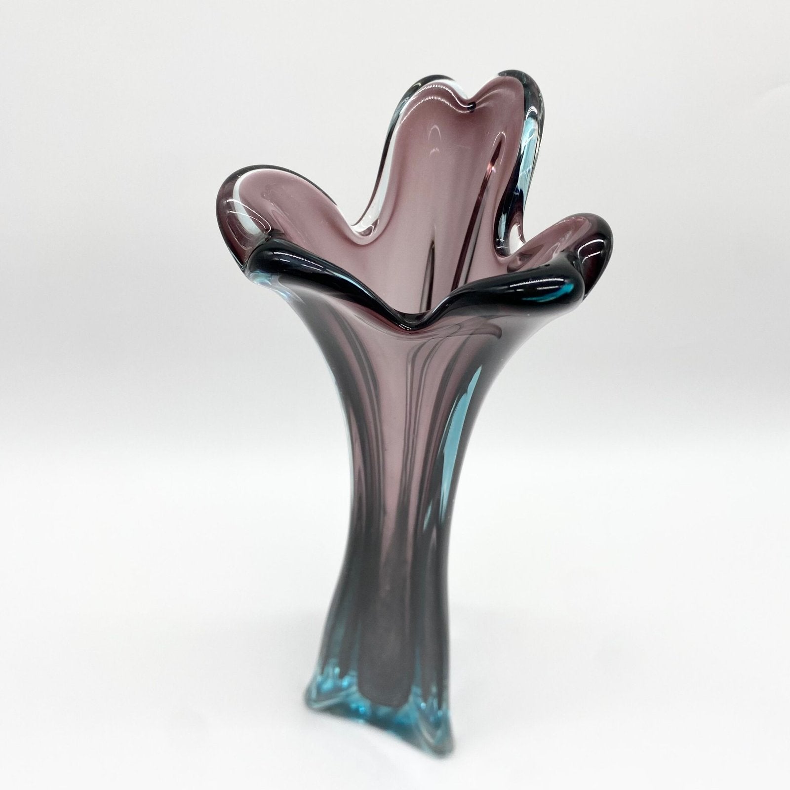 VASE AUBERGINE XXL / "SOMMERSO" — ITALIE 1960/70s