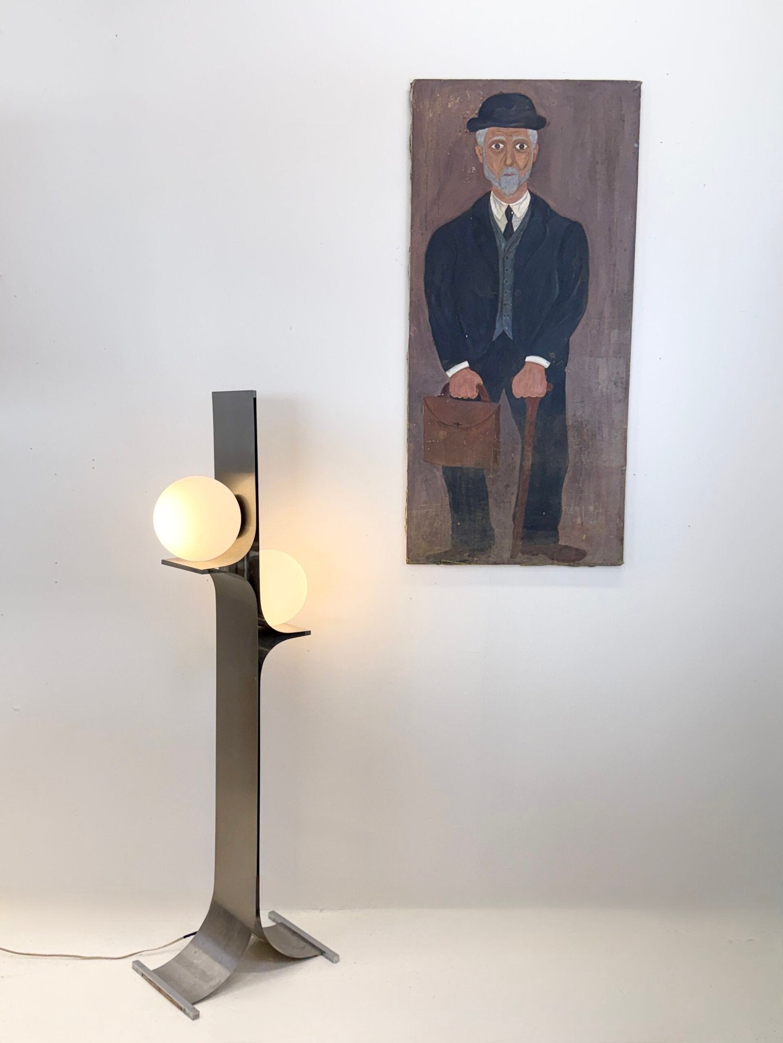LAMPADAIRE SPACE-AGE – FRANÇOIS MONNET, 1970s
