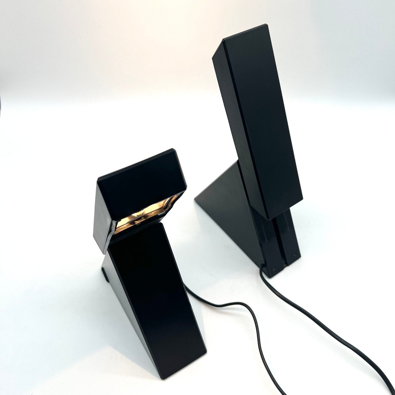 LAMPES "DELTA"PAR MARIO BERTORELLE POUR "JM RDM" MASSANZAGO, 1980s