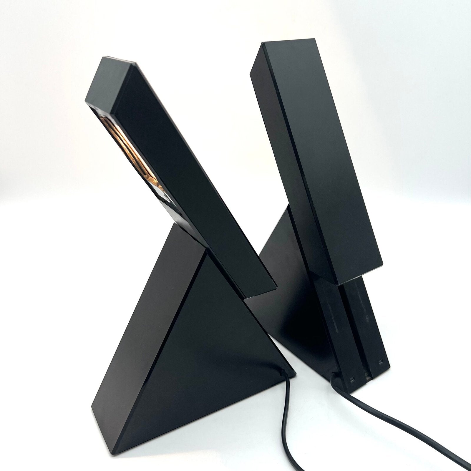 LAMPES "DELTA"PAR MARIO BERTORELLE POUR "JM RDM" MASSANZAGO, 1980s