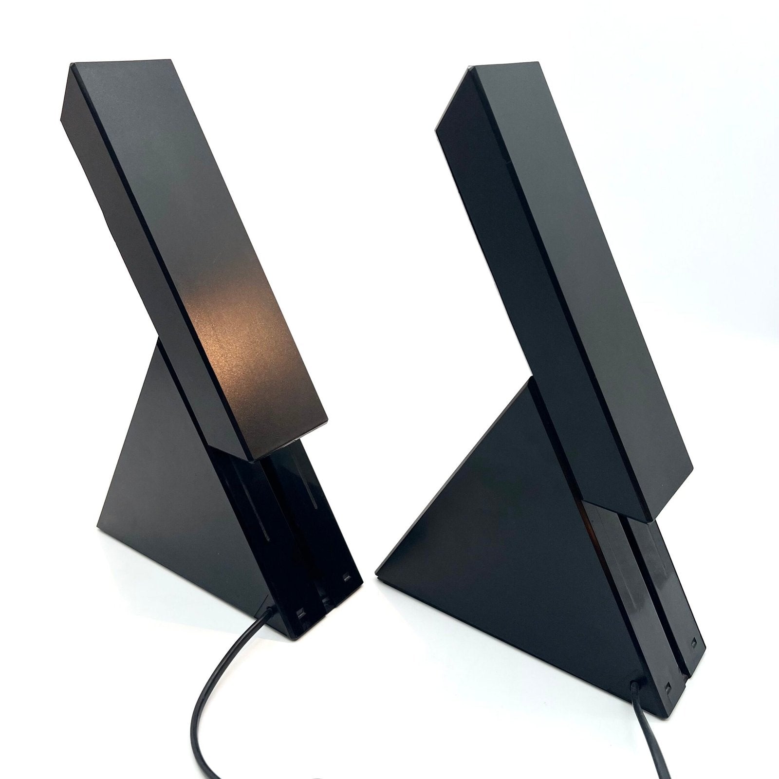 LAMPES "DELTA"PAR MARIO BERTORELLE POUR "JM RDM" MASSANZAGO, 1980s