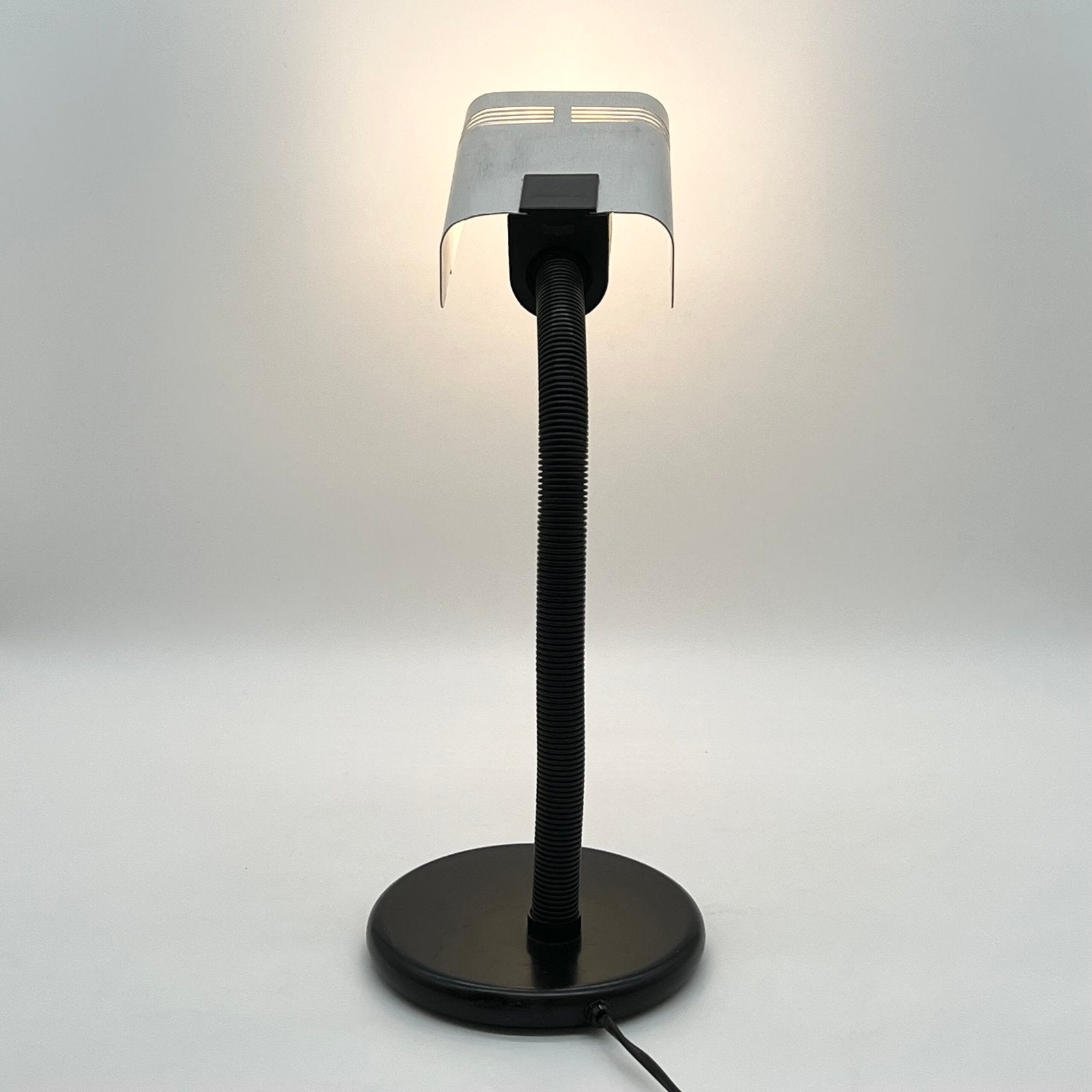 LAMPE TARGETTI SANKEY "ALU BROSSE", 1960/70s, ITALY