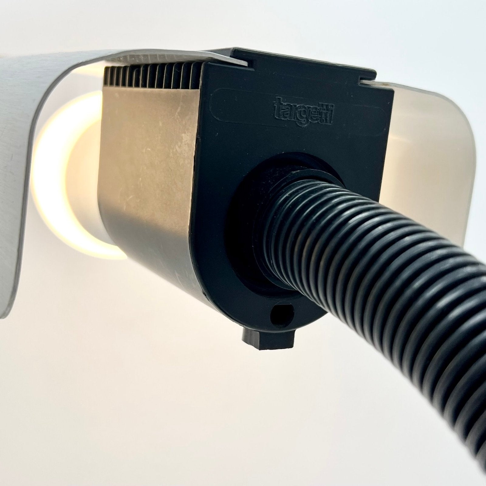 LAMPE TARGETTI SANKEY "ALU BROSSE", 1960/70s, ITALY
