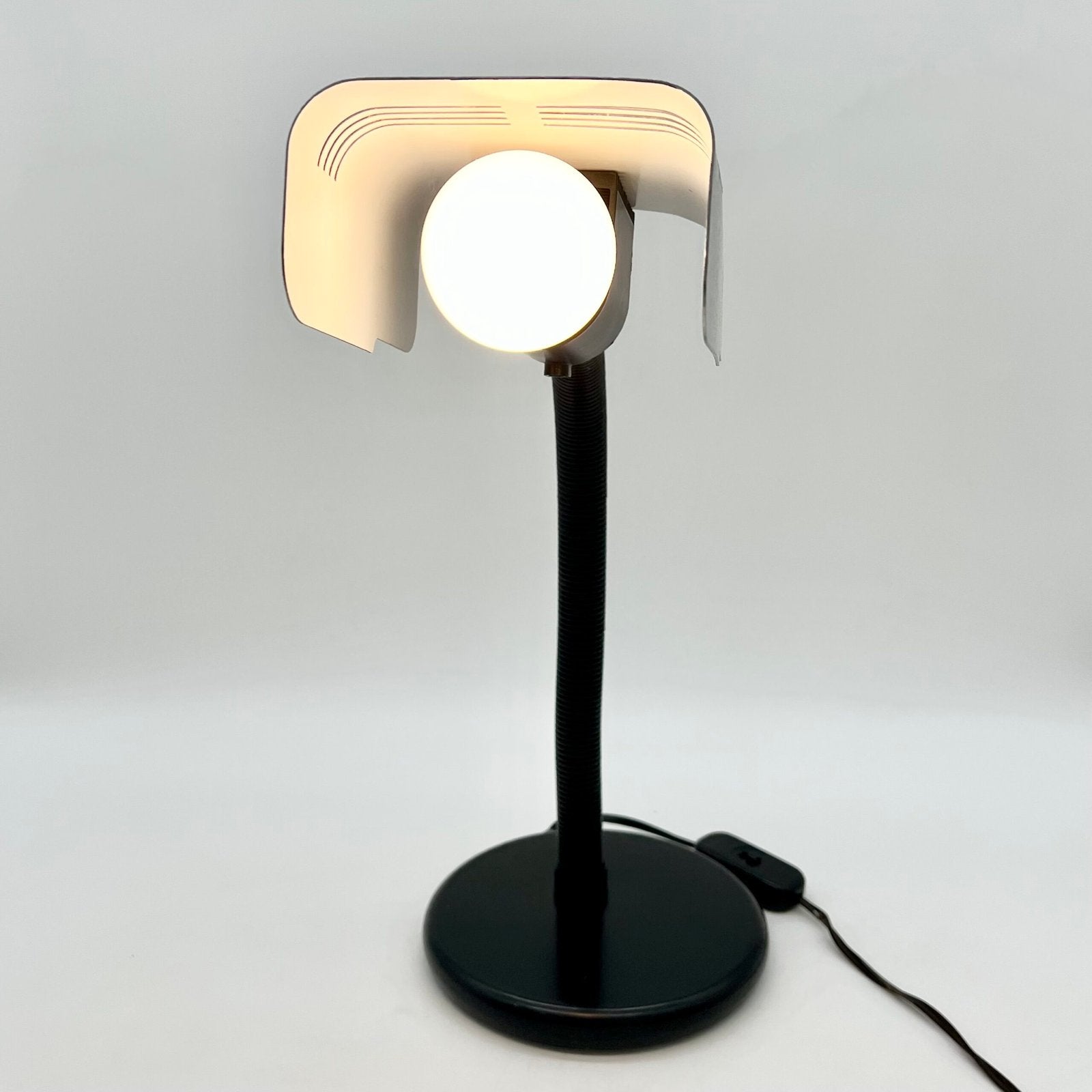 LAMPE TARGETTI SANKEY "ALU BROSSE", 1960/70s, ITALY