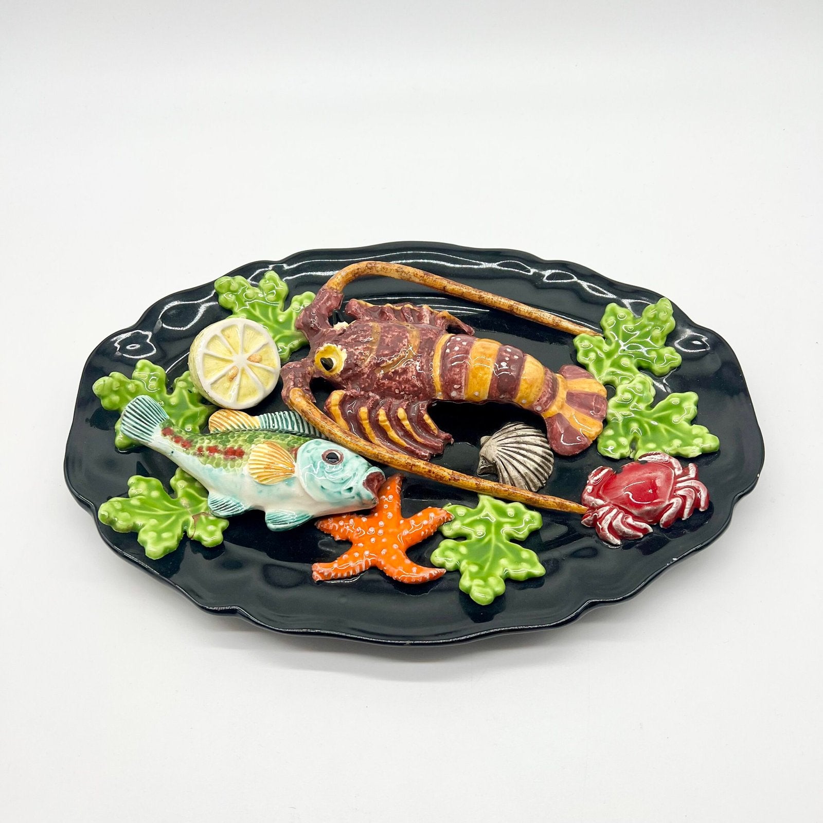 PLAT MURAL "BOUILLABAISSE" VALLAURIS, 1960s