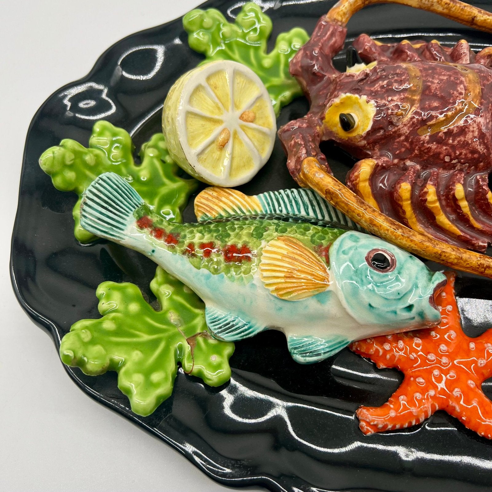PLAT MURAL "BOUILLABAISSE" VALLAURIS, 1960s