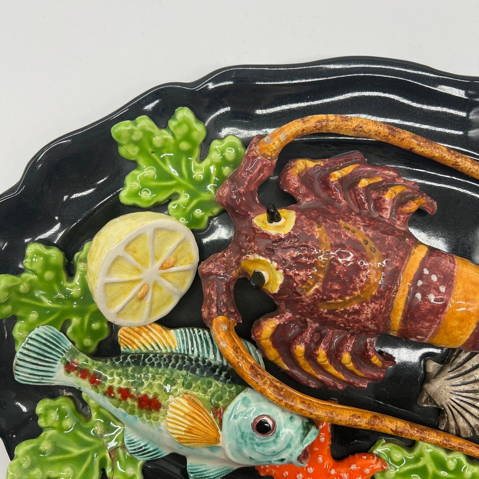PLAT MURAL "BOUILLABAISSE" VALLAURIS, 1960s