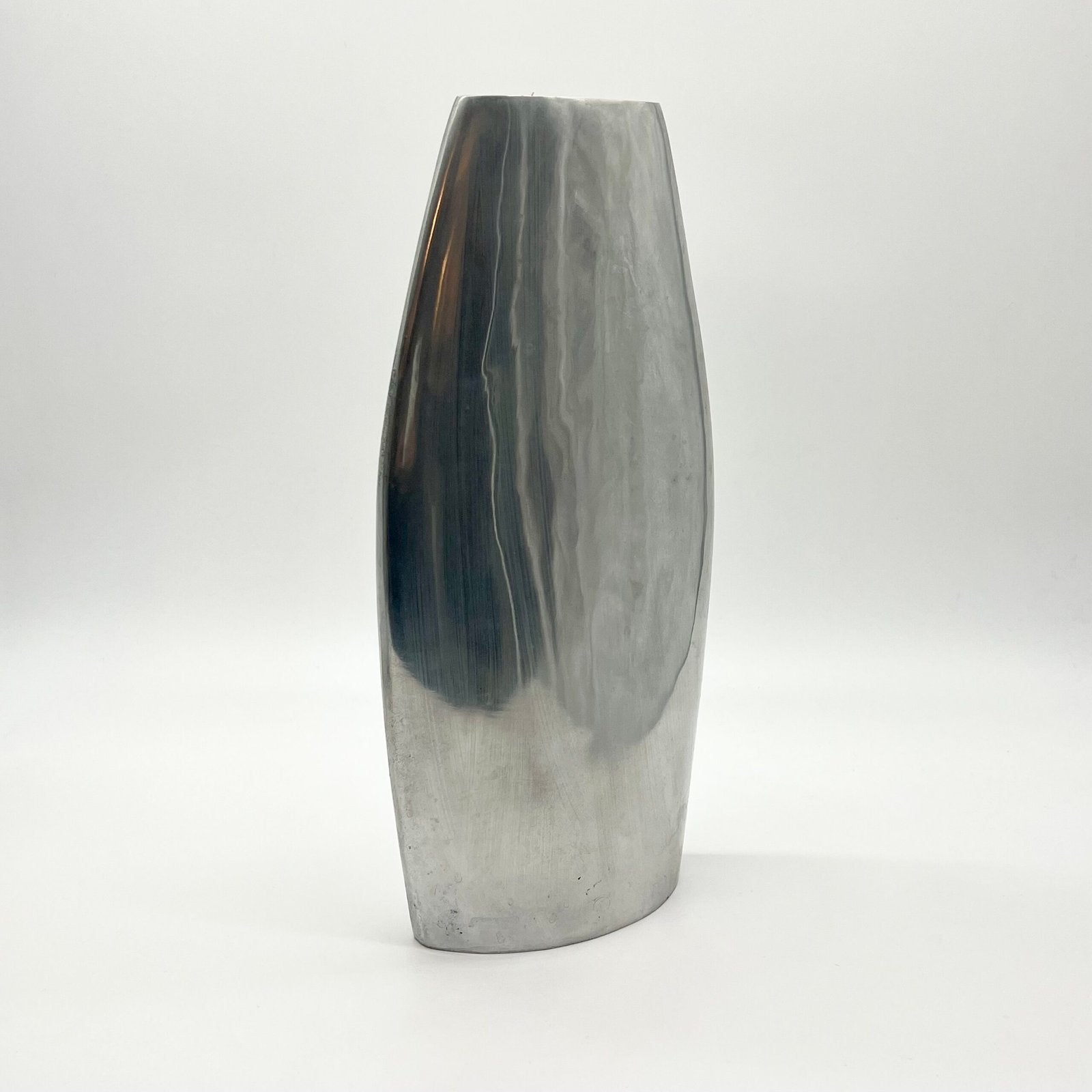 VASE SCULPTURAL "FONTE D’ALUMINIUM", ITALY, 1970s