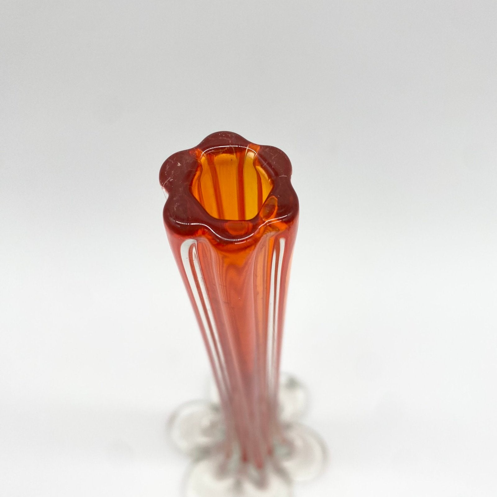 SOLIFLORE « ROSSO FUECO » VERRE DE MURANO – 1960s