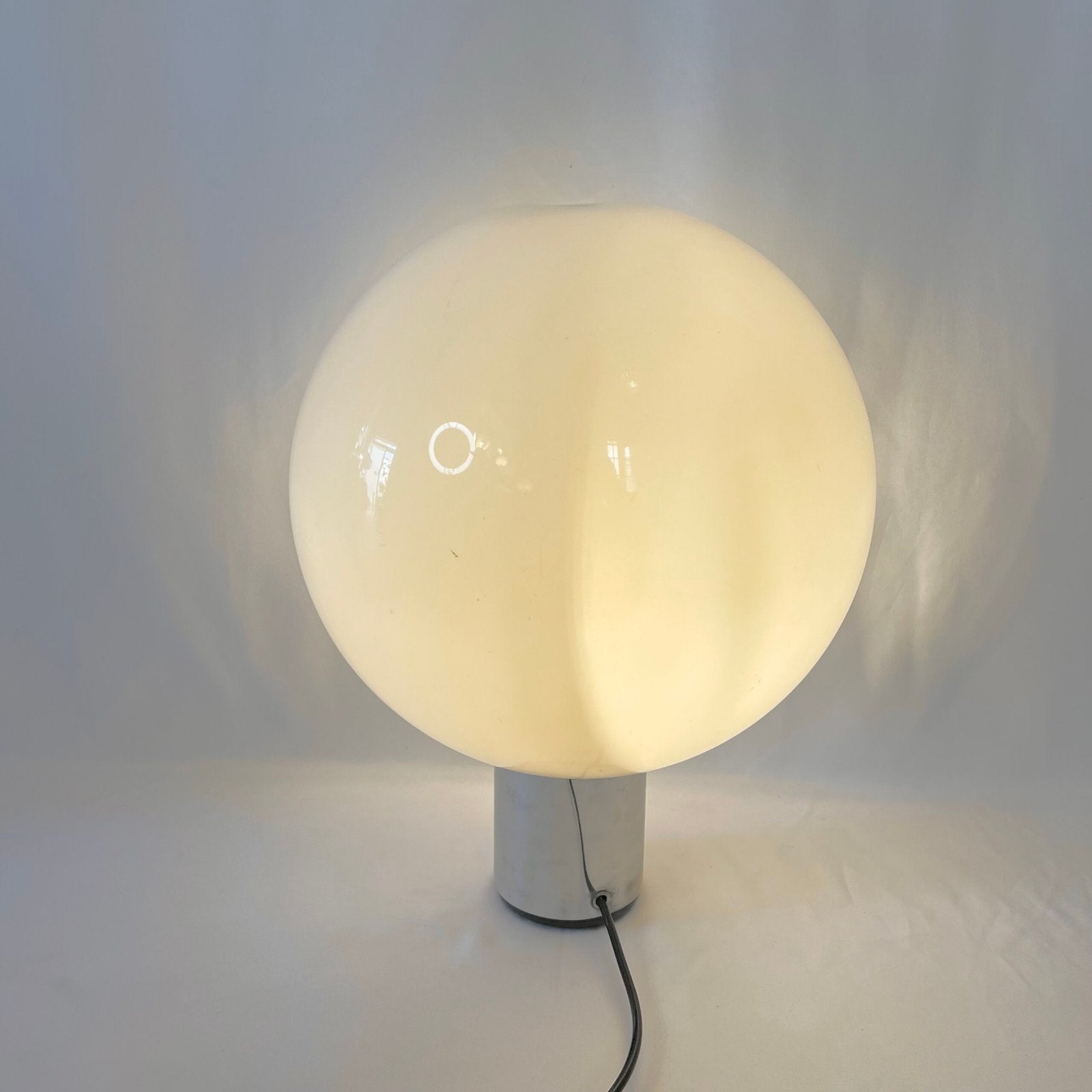 GRANDE LAMPE "MOON" PAR ANDRÉ RICARD POUR METALARTE, 1960s. SPAIN