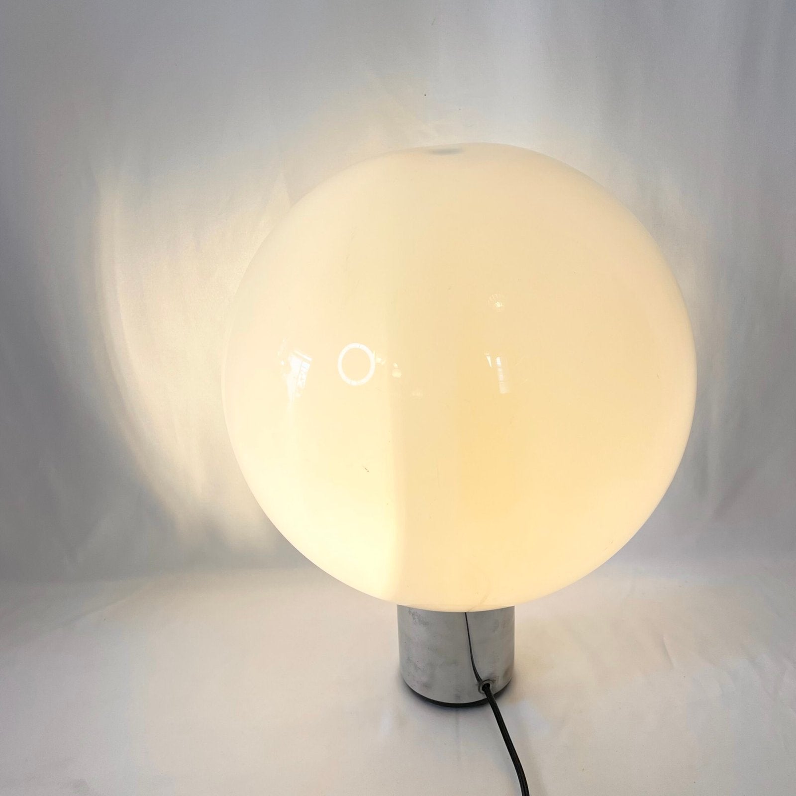 GRANDE LAMPE "MOON" PAR ANDRÉ RICARD POUR METALARTE, 1960s. SPAIN