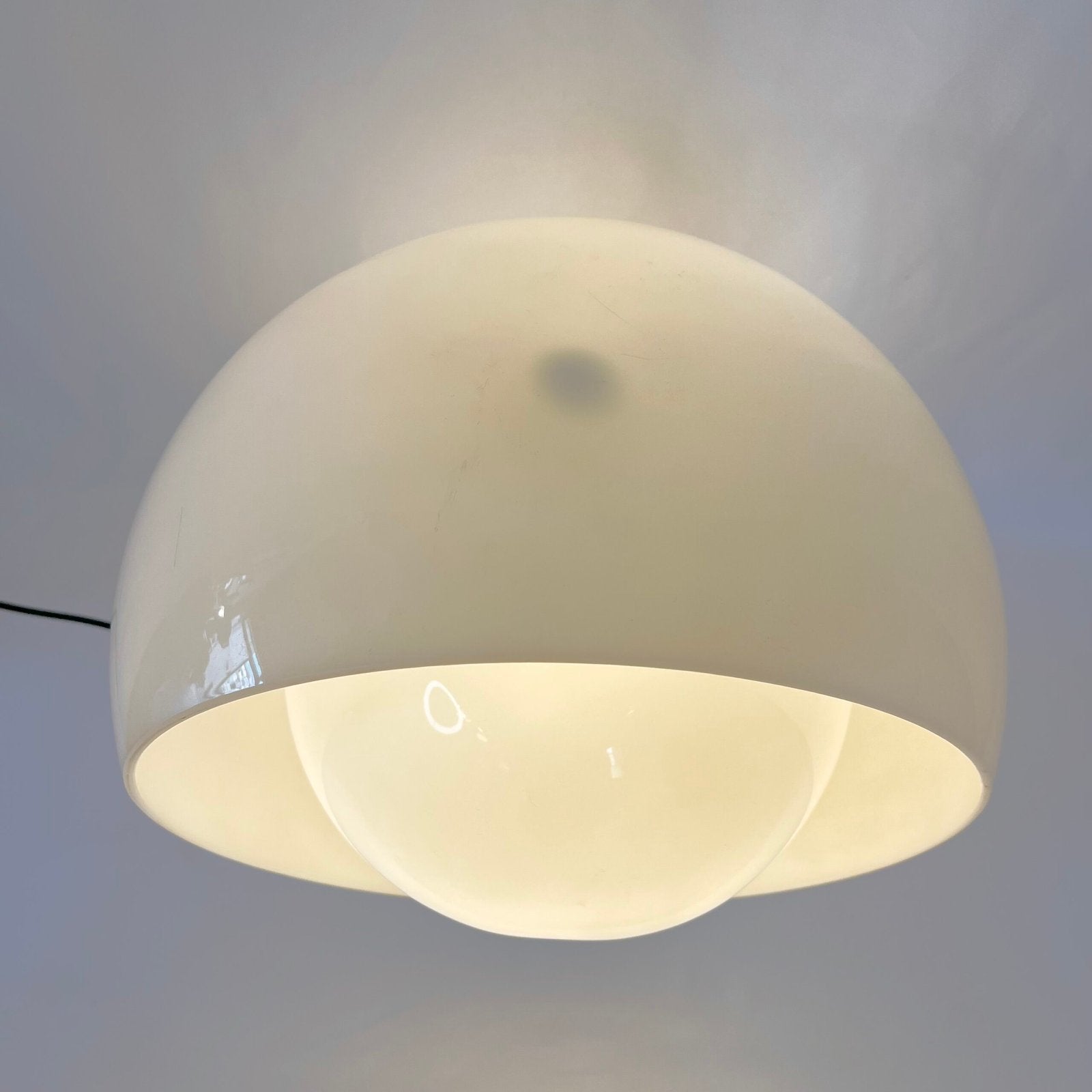 GRANDE LAMPE "MOON" PAR ANDRÉ RICARD POUR METALARTE, 1960s. SPAIN
