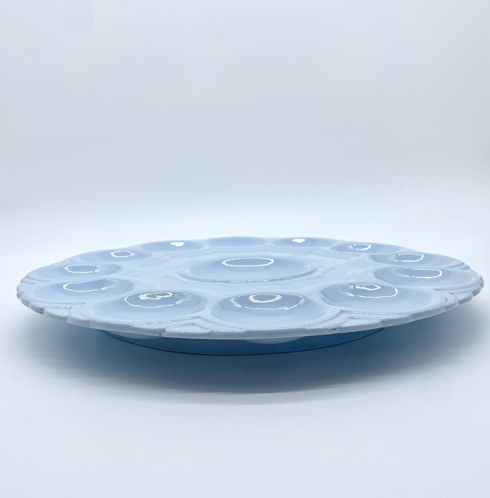 SET ASSIETTES ET PLAT EN CÉRAMIQUE "SARREGUEMINES" 1930s