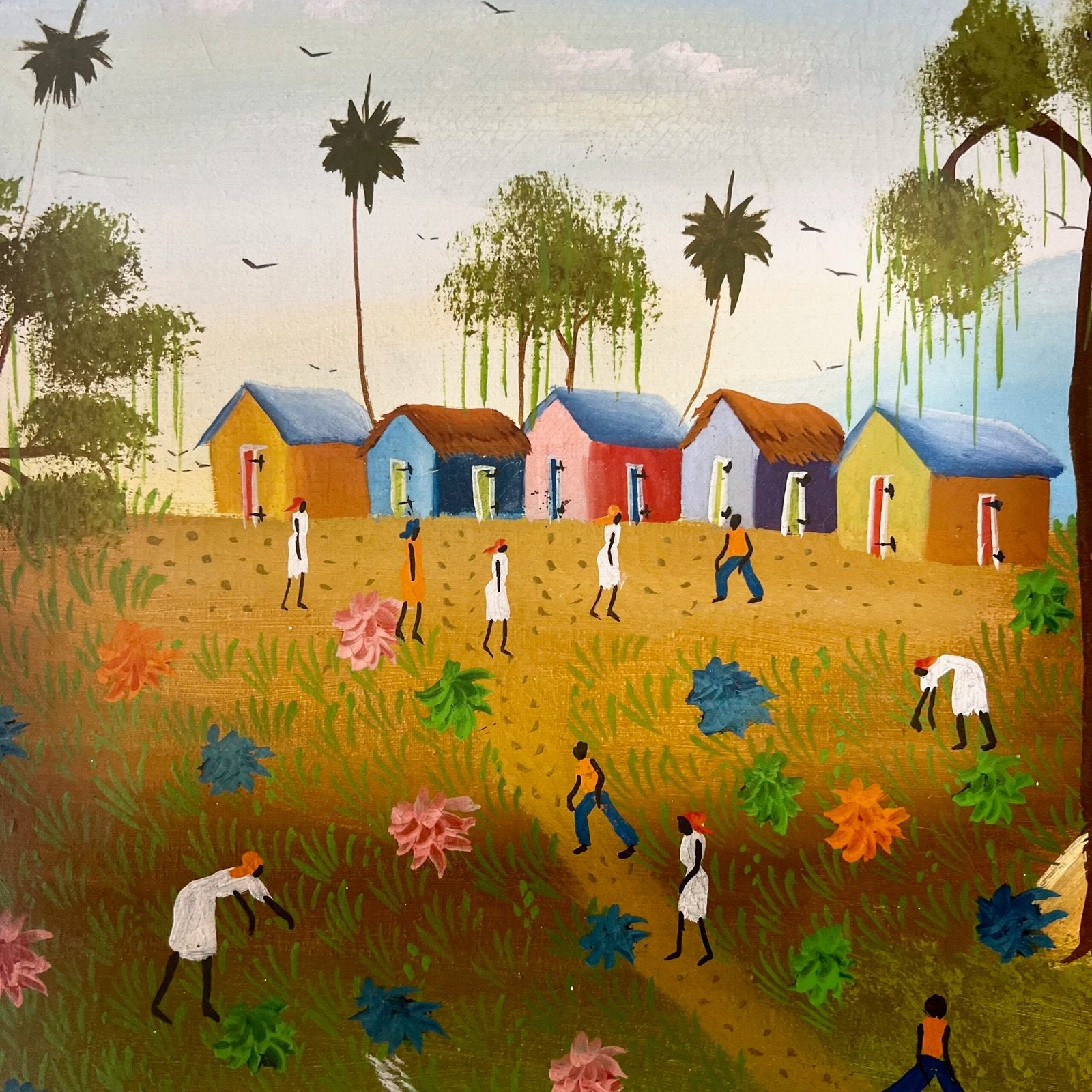 PEINTURE D'ART HAITIEN, EUGENE MILAIRE, 1985