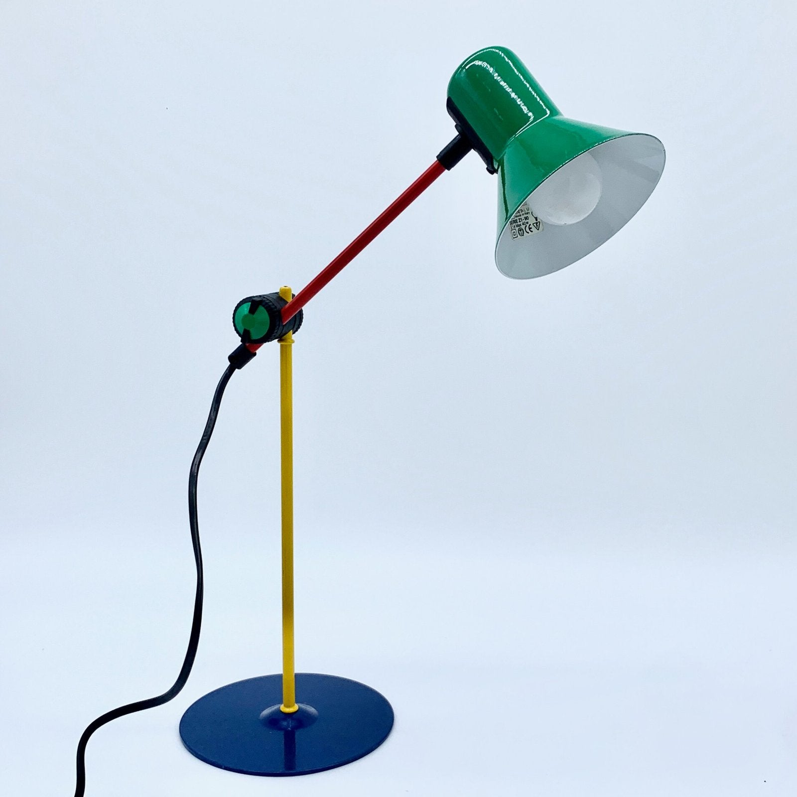 LAMPE DE BUREAU "VENETA LUMI", 1990s. ITALY