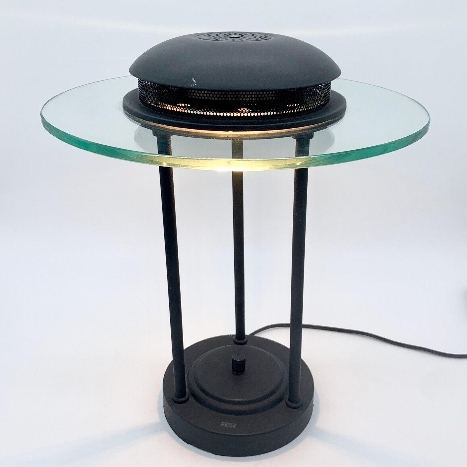 LAMPE "SATURNE" PAR ROBERT SONNEMAN, 1980s