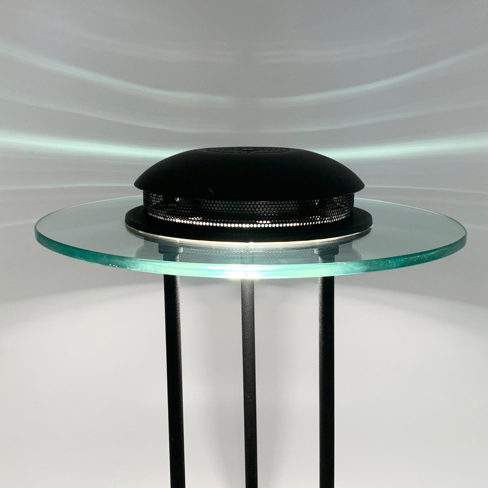 LAMPE "SATURNE" PAR ROBERT SONNEMAN, 1980s