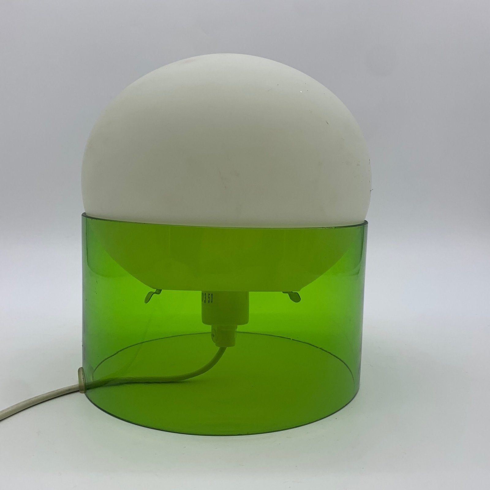 LAMPE GLOBE SPACE AGE VERTE, IKEA, 1990