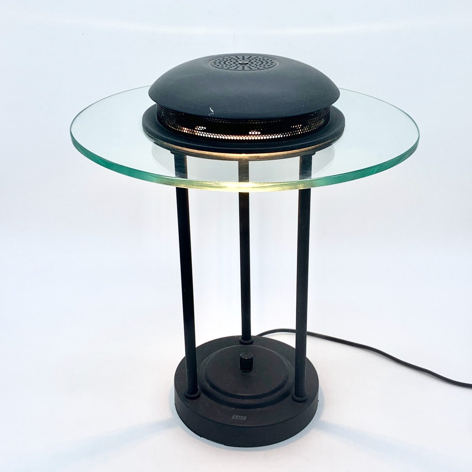 LAMPE "SATURNE" PAR ROBERT SONNEMAN, 1980s