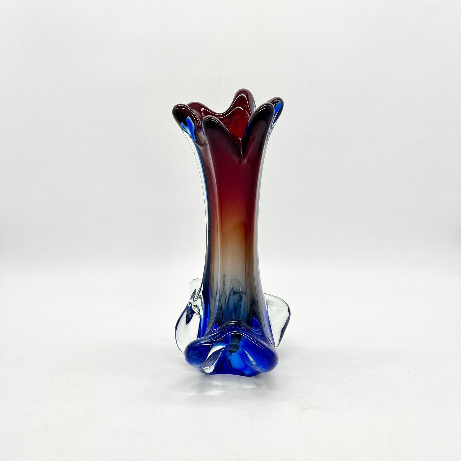 GRAND VASE MURAN0 ROUGE/BLEU, 1960