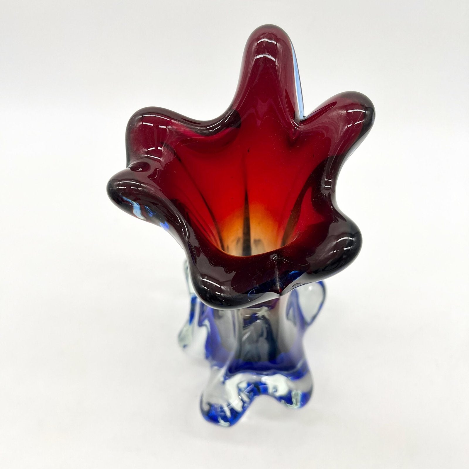 GRAND VASE MURAN0 ROUGE/BLEU, 1960