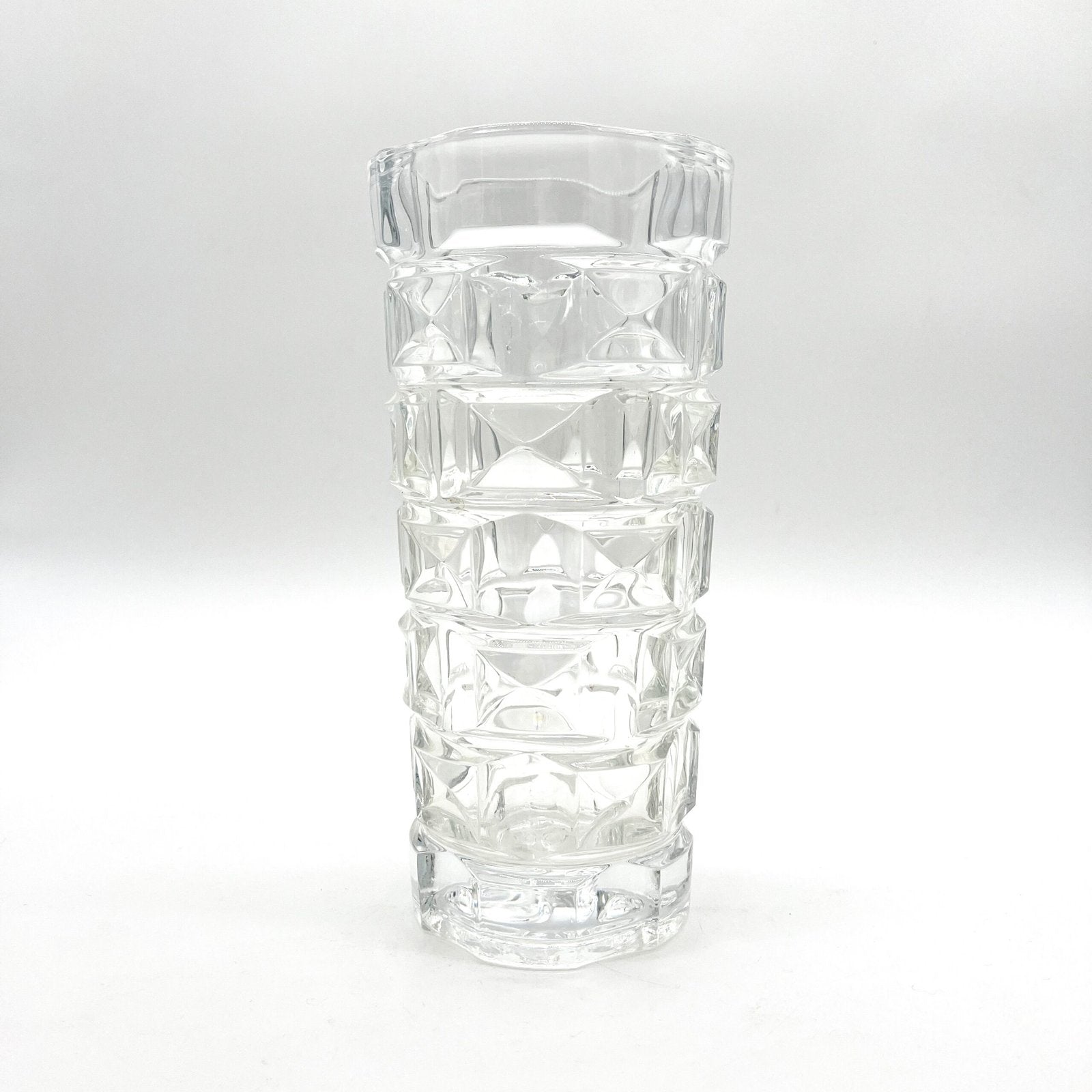 VASE EN VERRE A RELIEF, 1960/70
