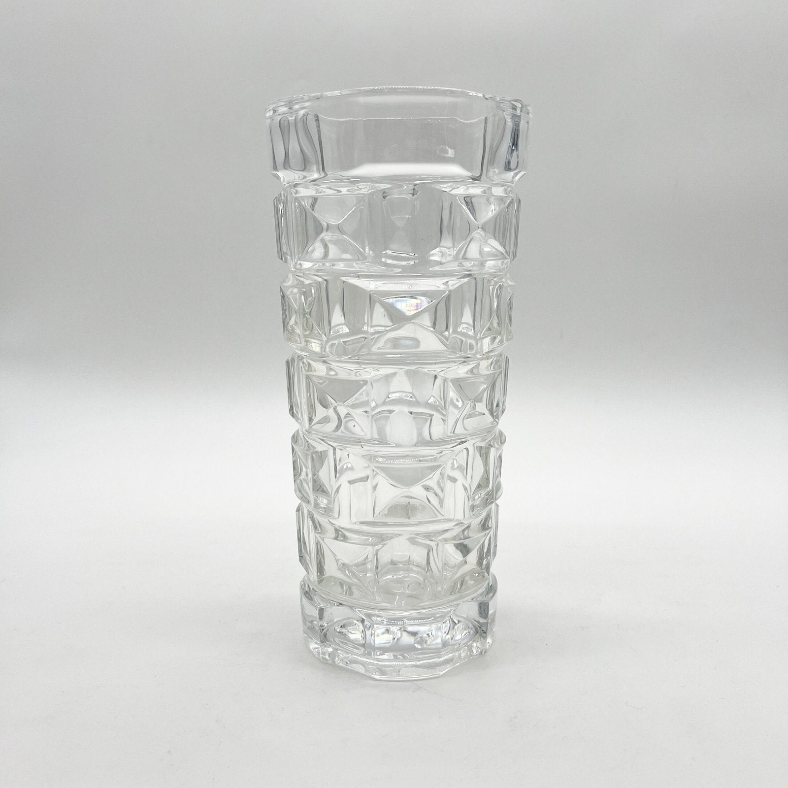 VASE EN VERRE A RELIEF, 1960/70