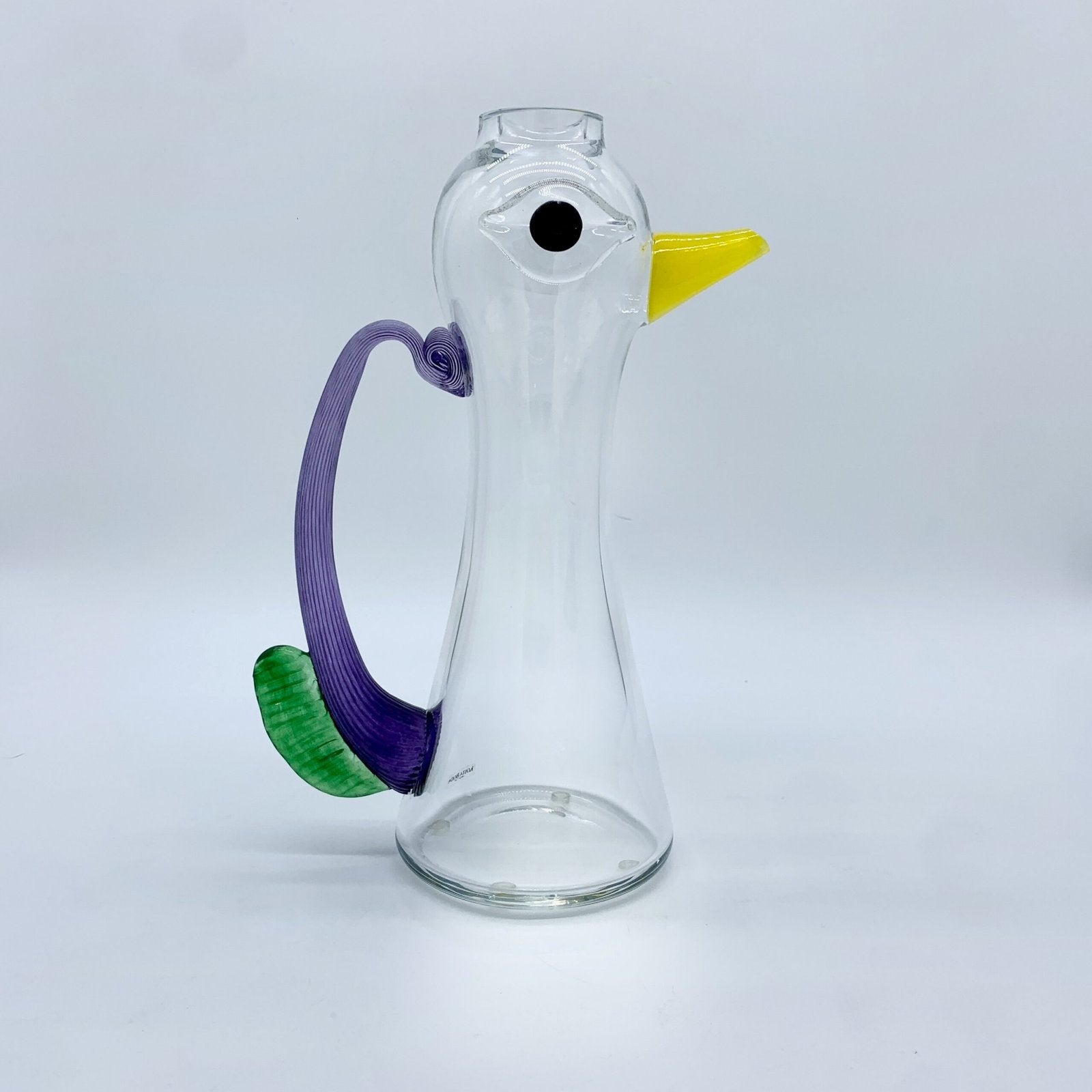 PICHET “FENIX” EN VERRE PAR KJELL ENGMAN POUR KOSTA BODA – SUÈDE, 1992