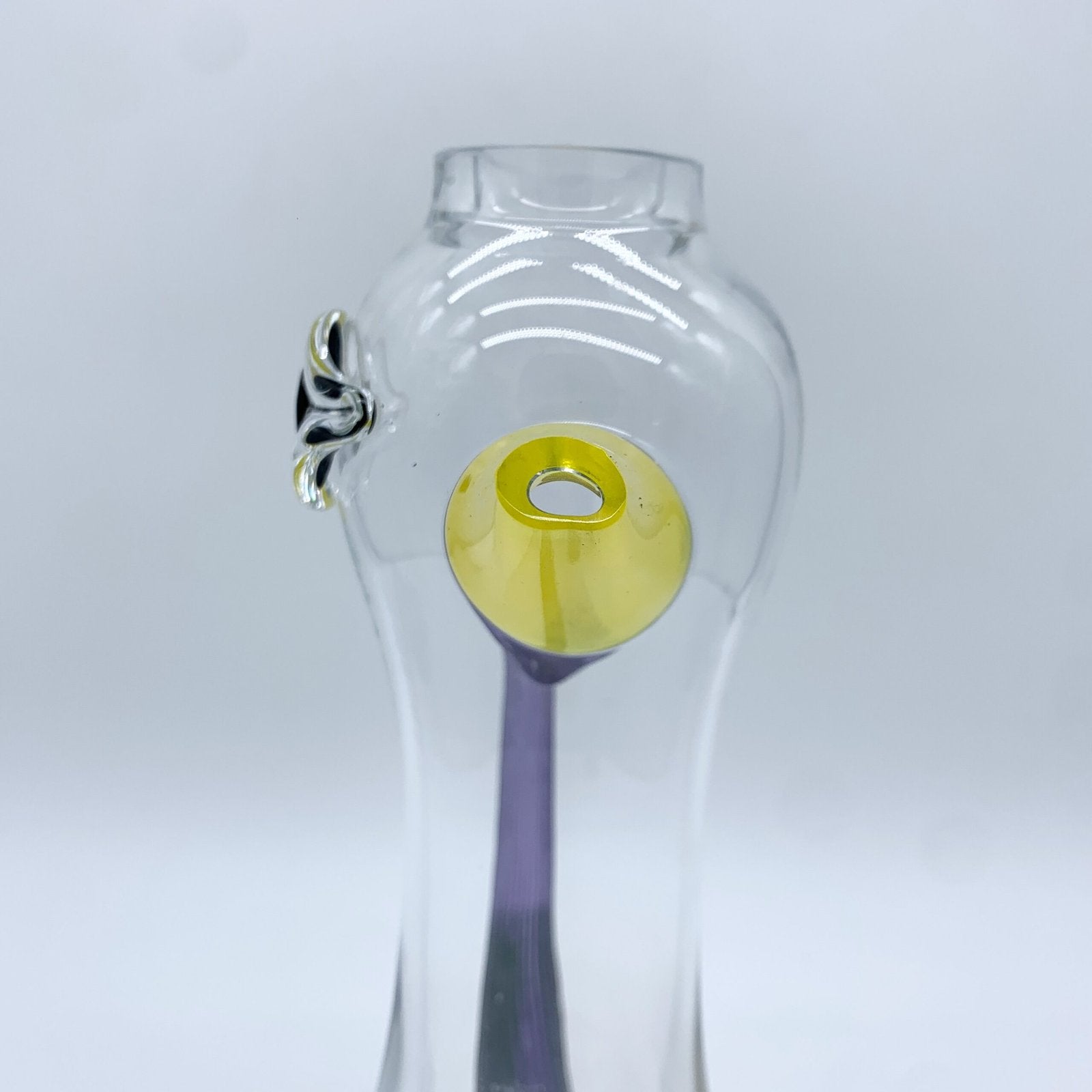PICHET “FENIX” EN VERRE PAR KJELL ENGMAN POUR KOSTA BODA – SUÈDE, 1992