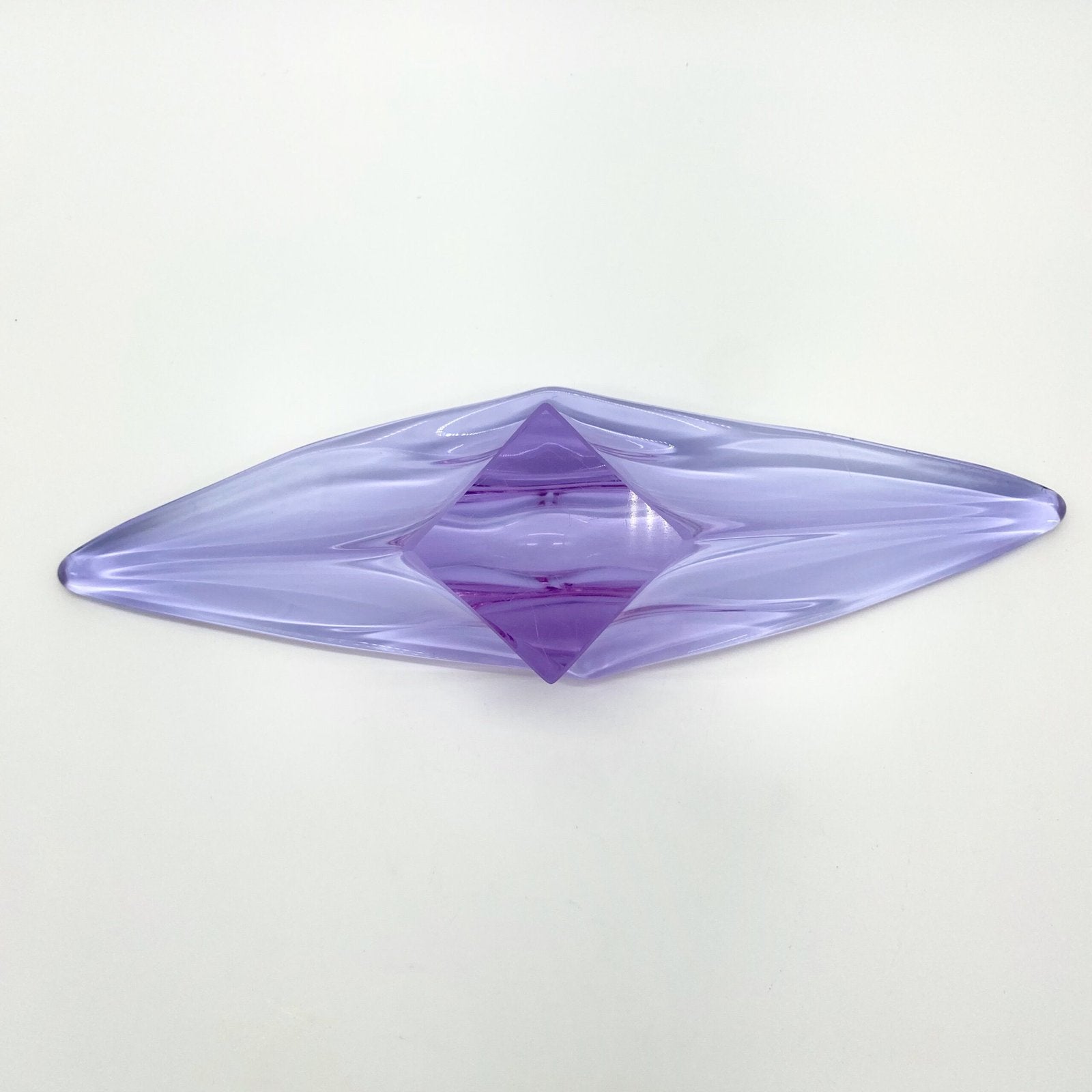 COUPE MAUVE CRISTAL DE BOHEME, 1950/60