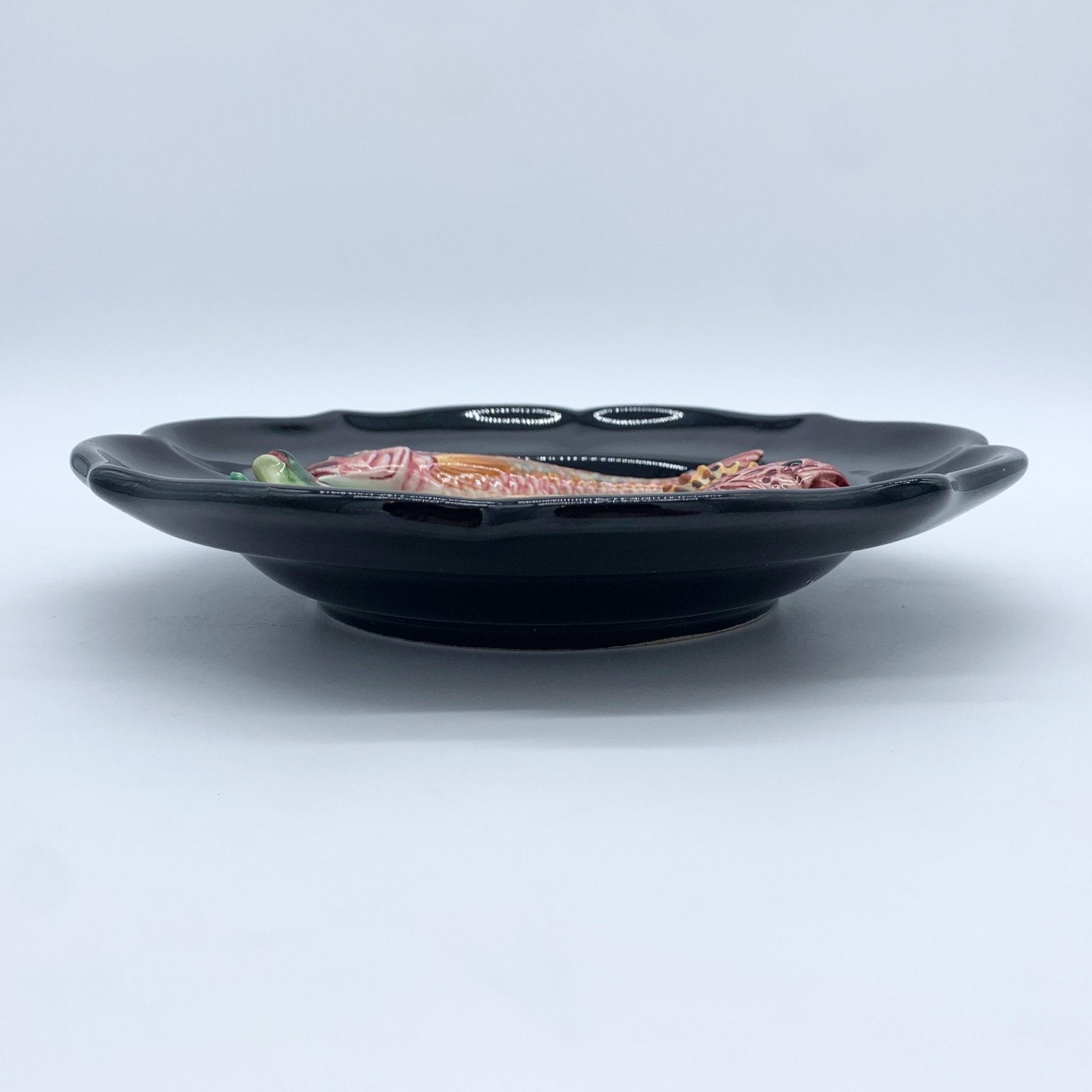 ASSIETTE BARBOTINE AVEC MOTIF MARIN, 1970