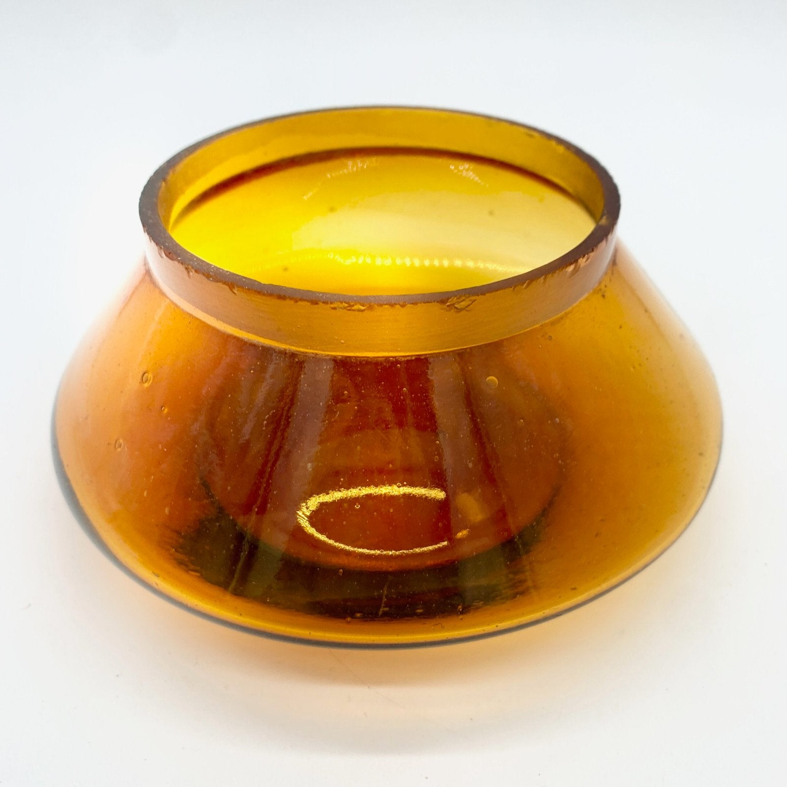 BOITE EN VERRE AMBRE