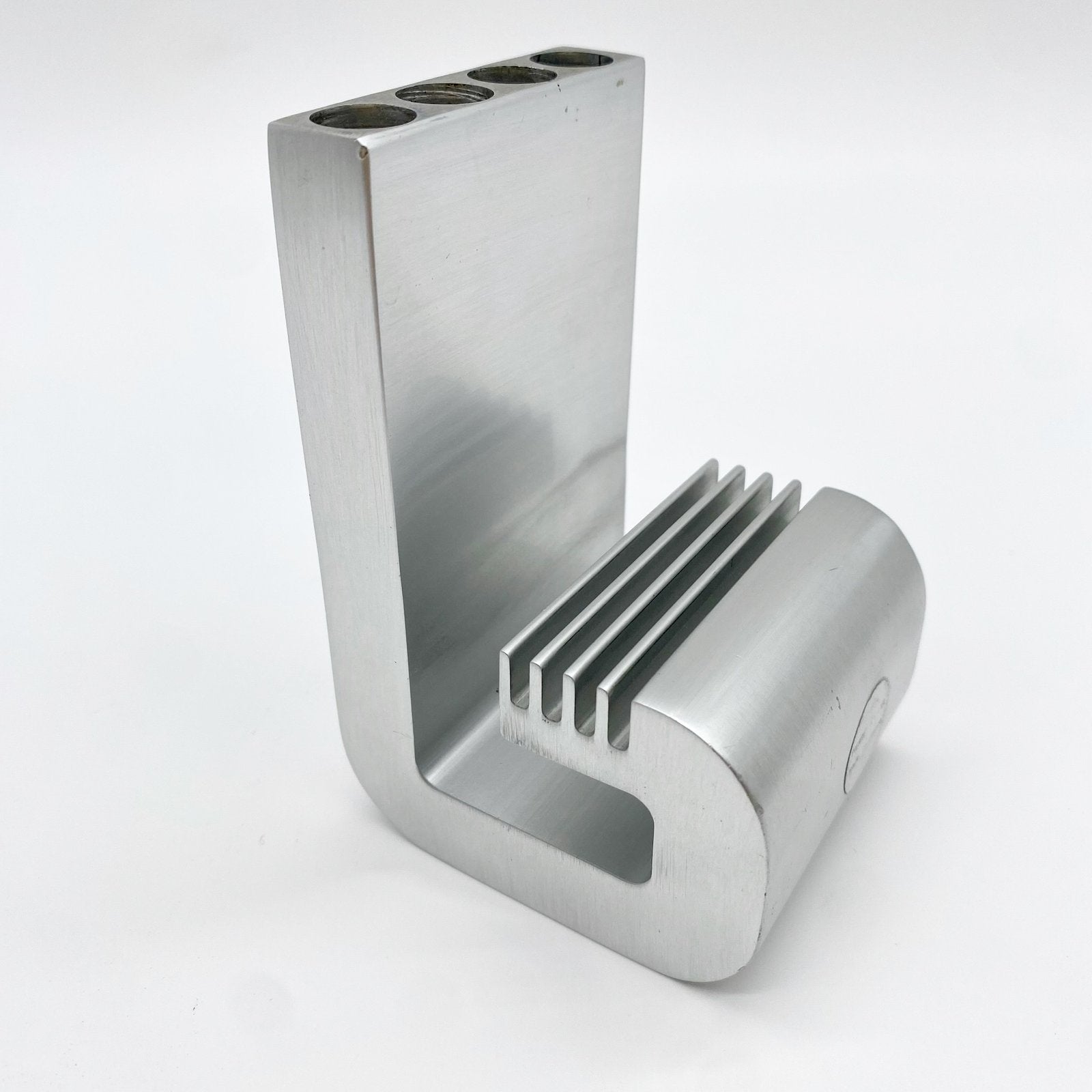 PORTE-STYLO / PRESSE-PAPIER - ALUMINIUM PAR PIERRE VANDEL – 1970s
