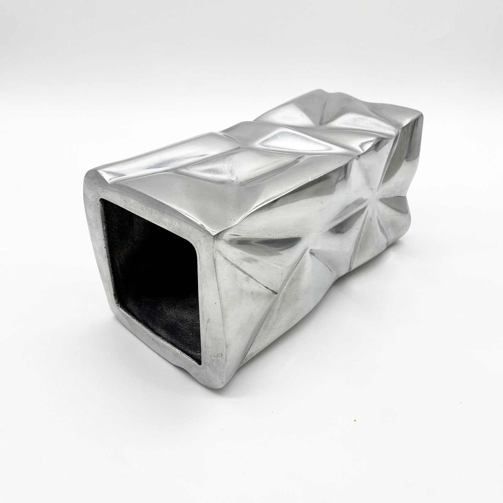 VASE "FROISSÉ" / FONTE D’ALUMINIUM – 1970s