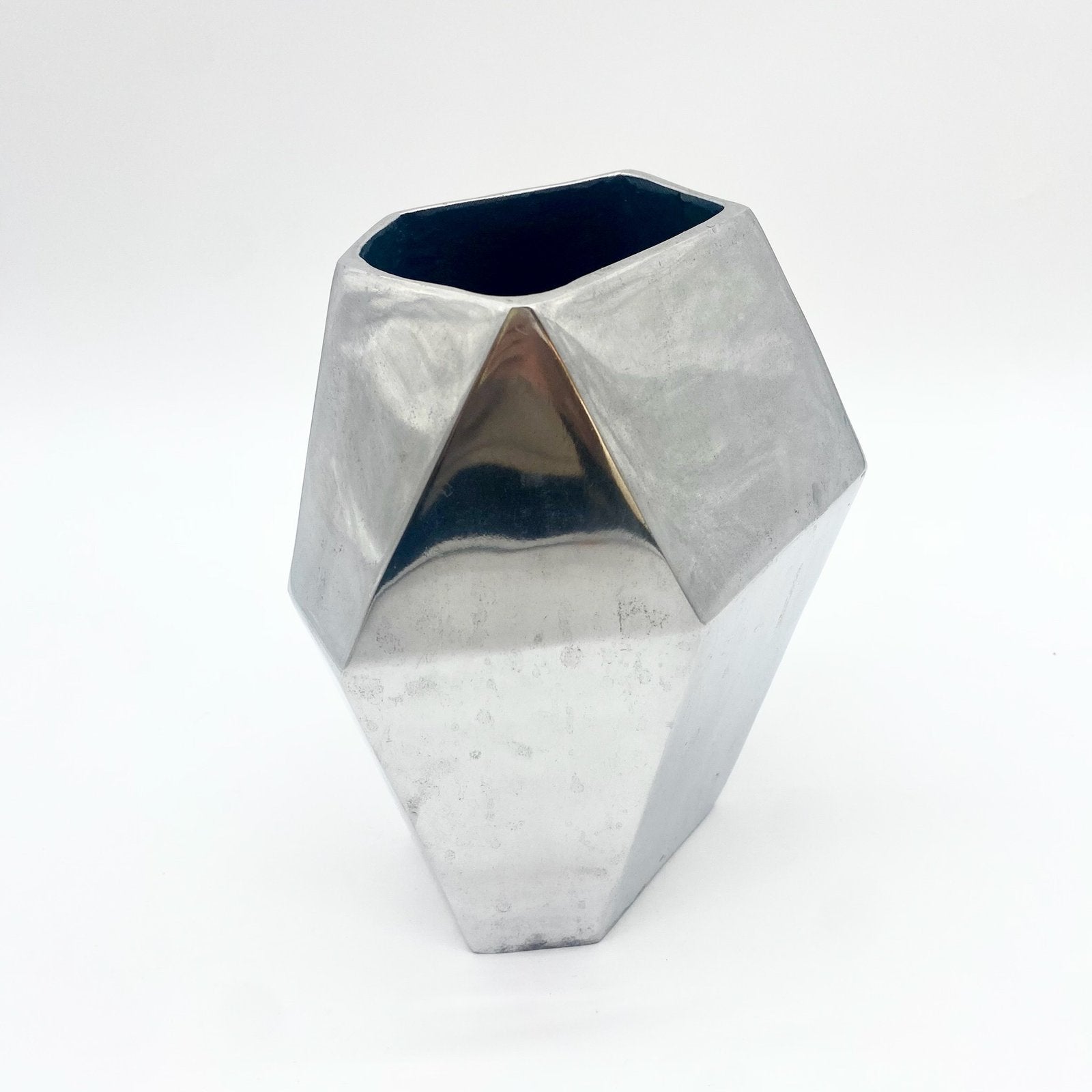 VASE "ICEBREG" / FONTE D'ALUMINIUM, ISLANDE, 1980s