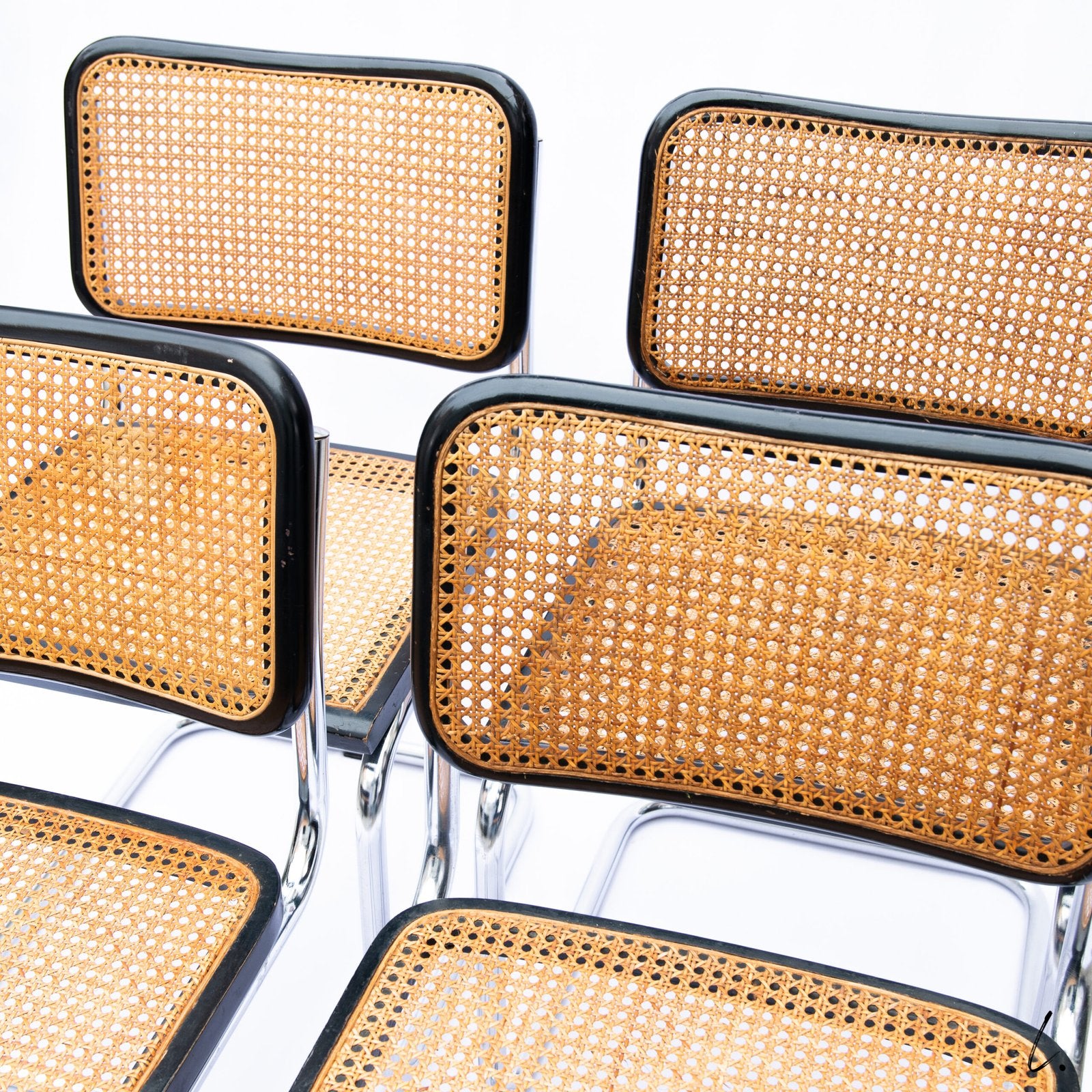 B32 CESCA CHAIRS BY MARCEL BREUER, 1980 ITALY