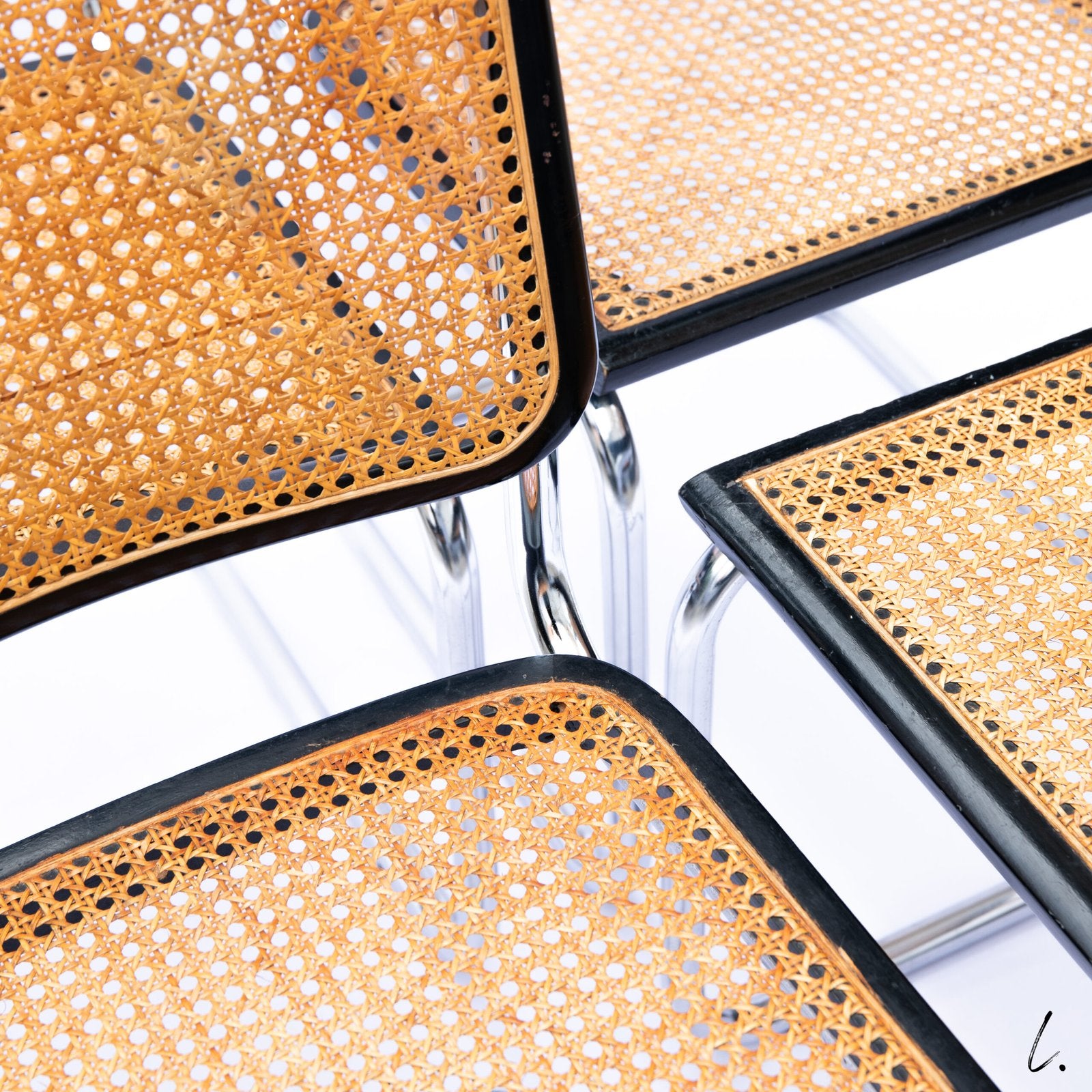 B32 CESCA CHAIRS BY MARCEL BREUER, 1980 ITALY