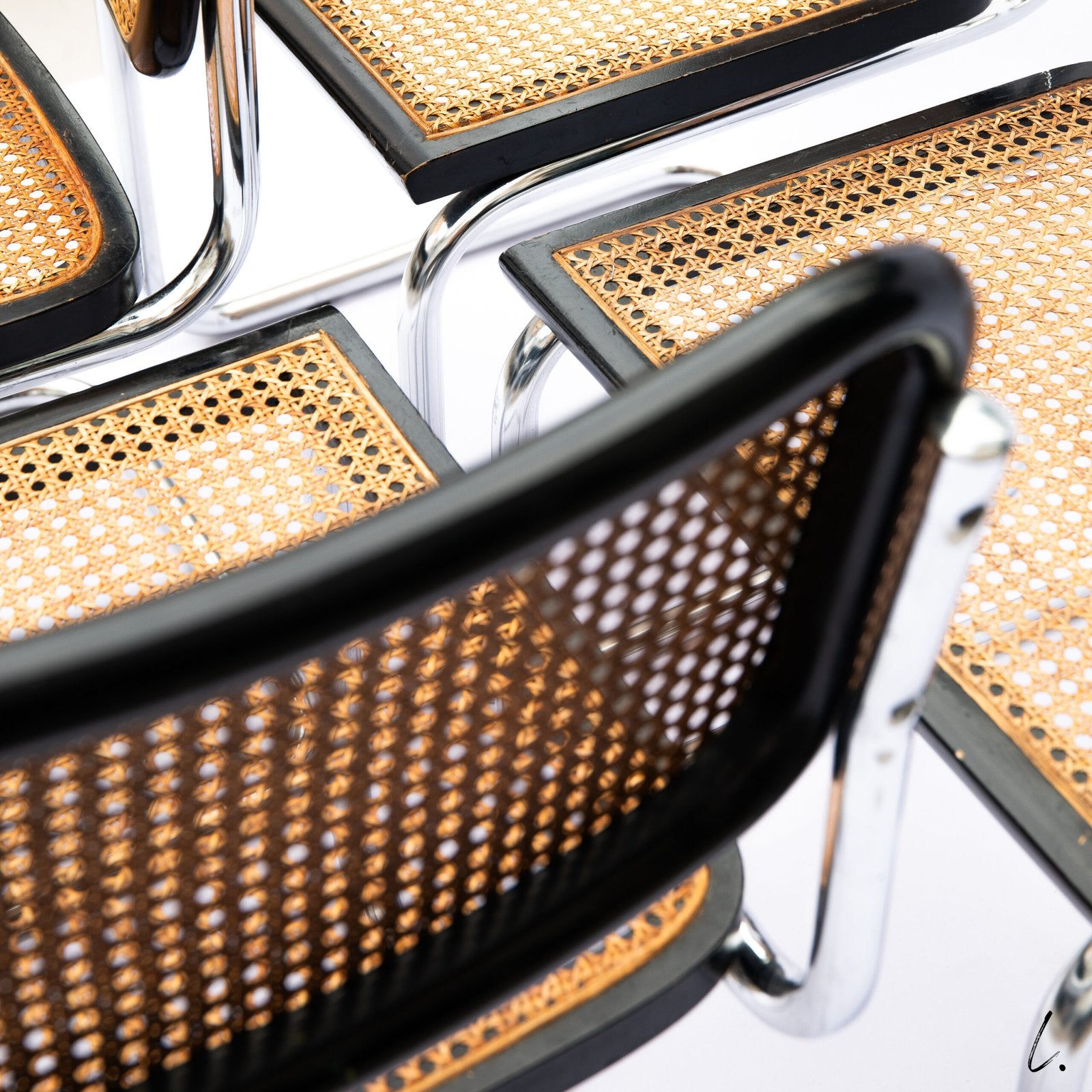 B32 CESCA CHAIRS BY MARCEL BREUER, 1980 ITALY